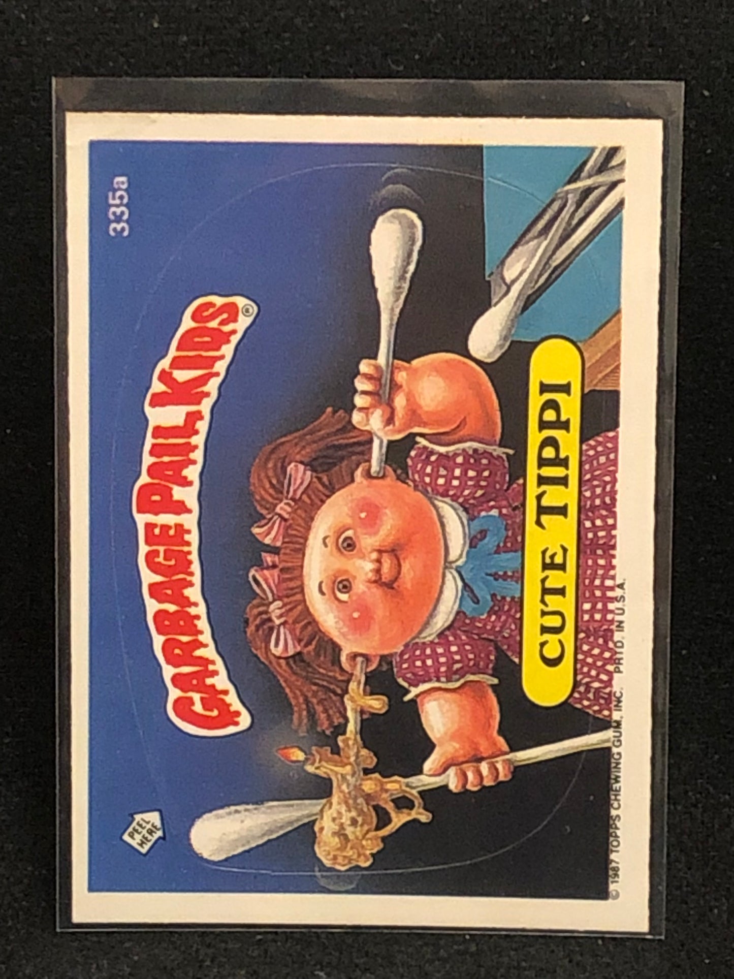 Garbage Pail Kids Original Series 9 (os9) 335a Cute Tippi