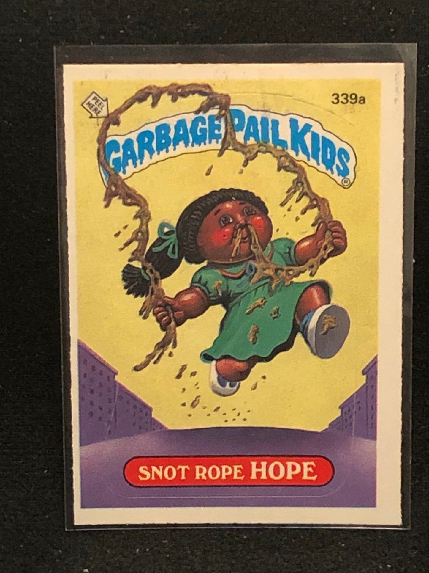 Garbage Pail Kids Original Series 9 (os9) 339a Snot Rope Hope