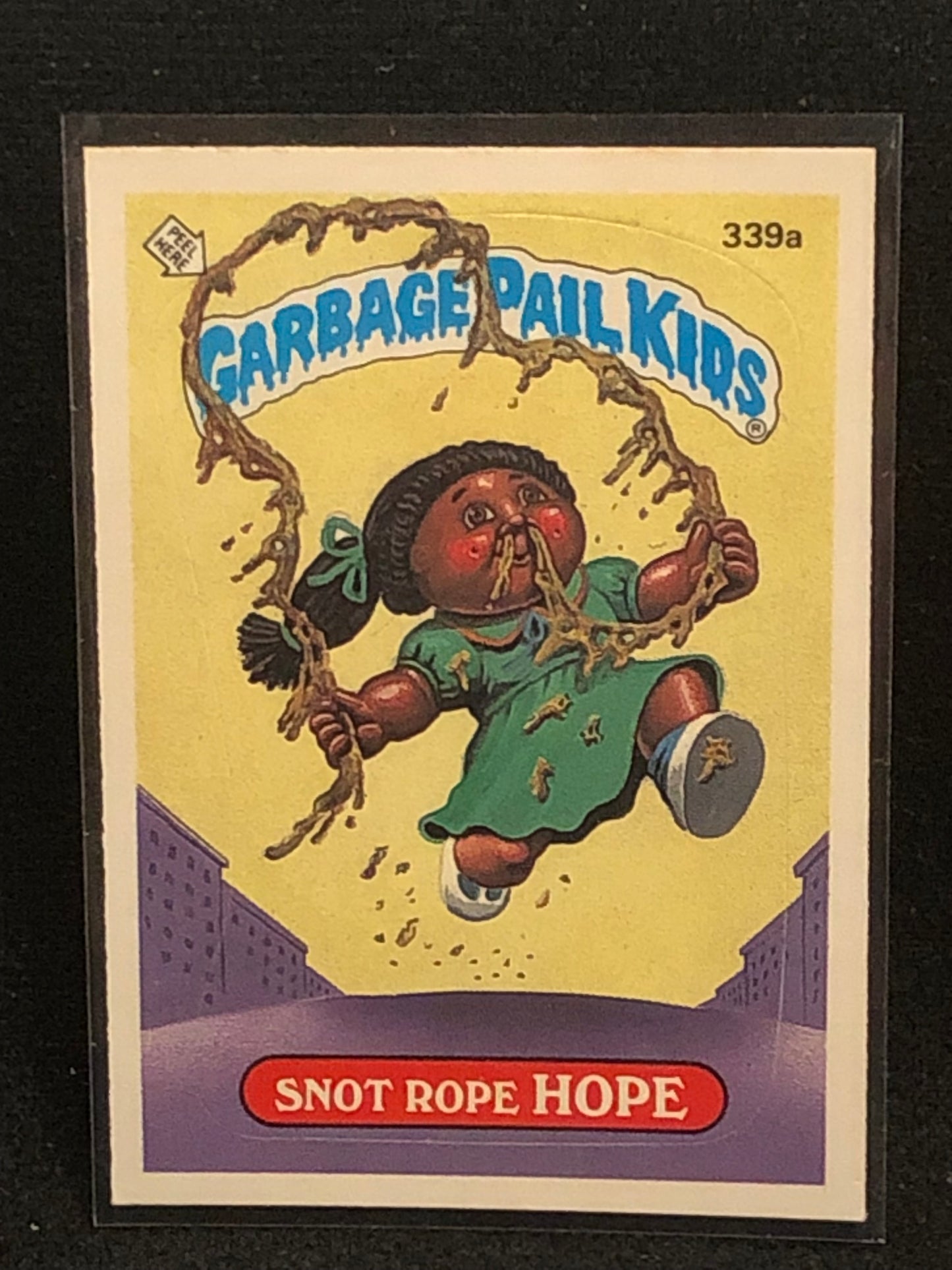 Garbage Pail Kids Original Series 9 (os9) 339a Snot Rope Hope