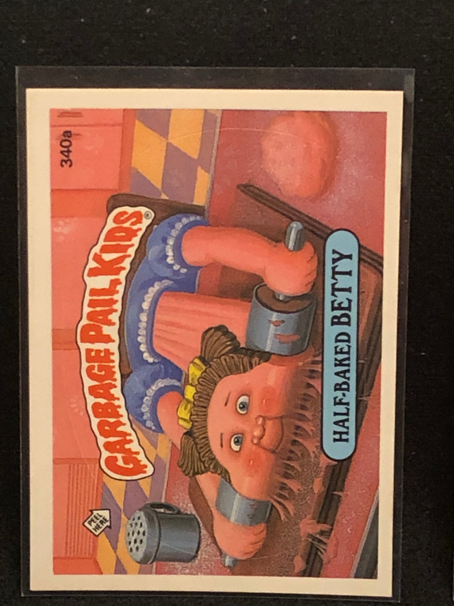 Garbage Pail Kids Original Series 9 (os9) 340a Half Baked Betty