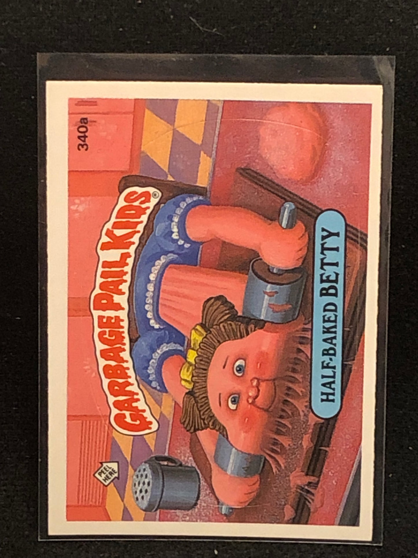 Garbage Pail Kids Original Series 9 (os9) 340a Half Baked Betty