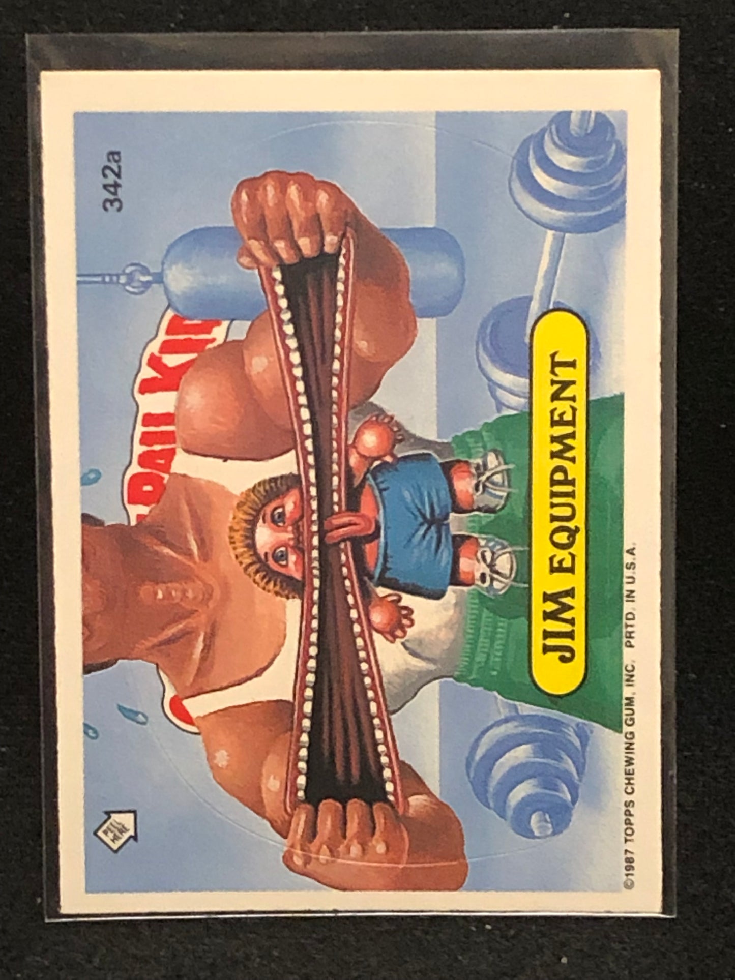 Garbage Pail Kids Original Series 9 (os9) 342a Jim Equipment