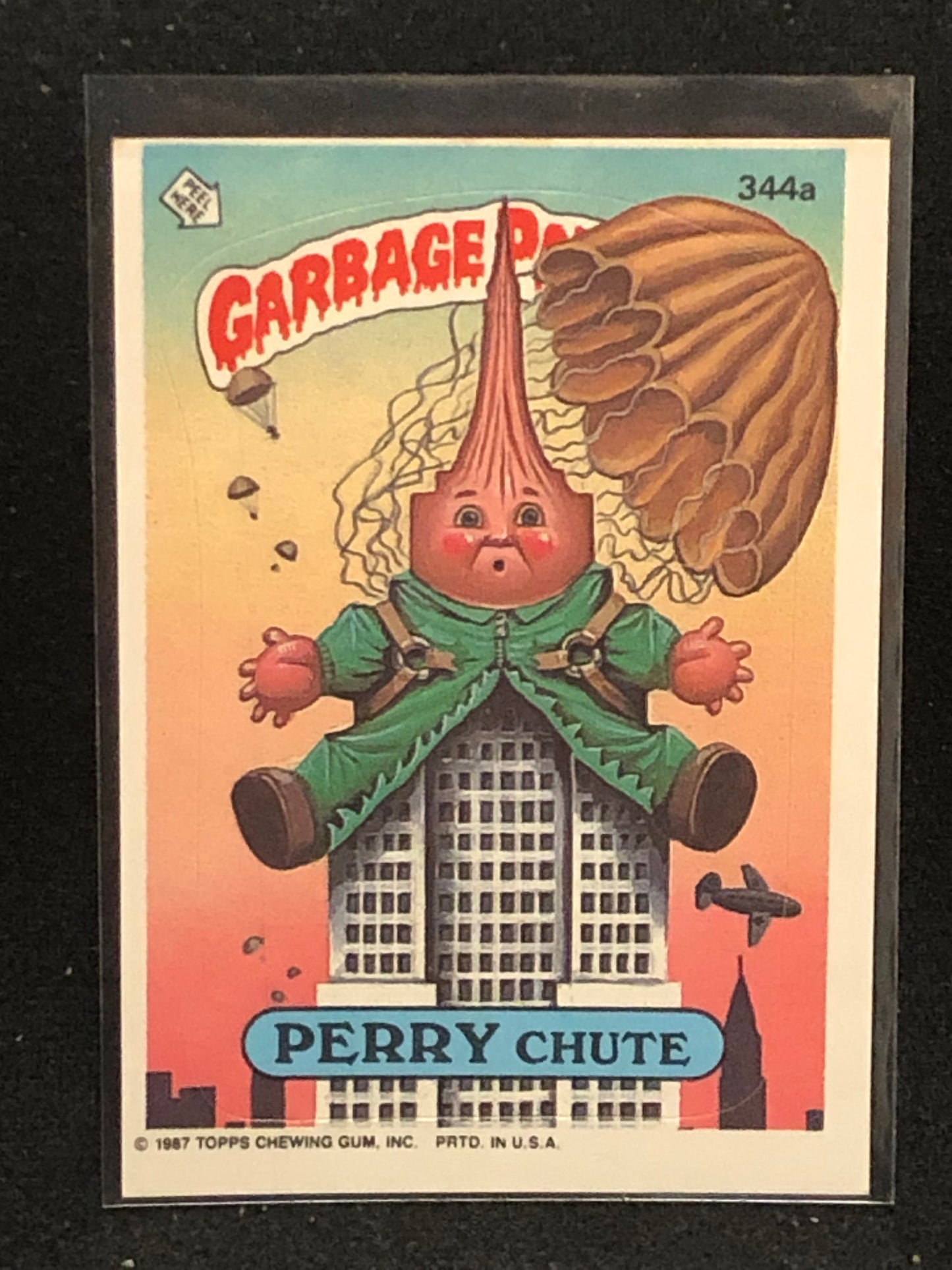 Garbage Pail Kids Original Series 9 (os9) 344a Perry Chute