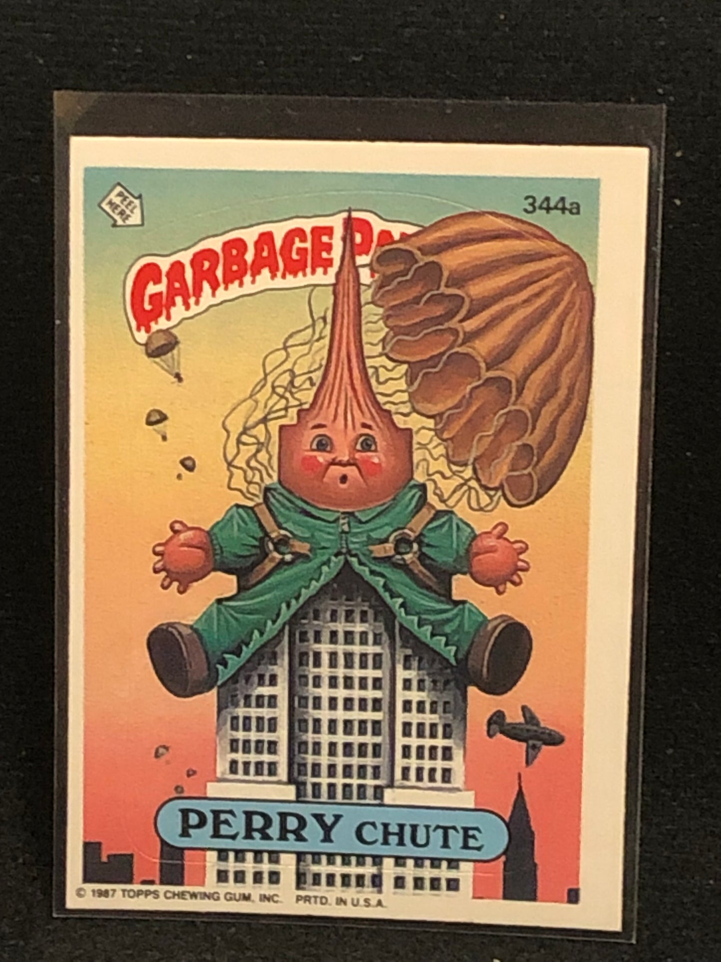 Garbage Pail Kids Original Series 9 (os9) 344a Perry Chute