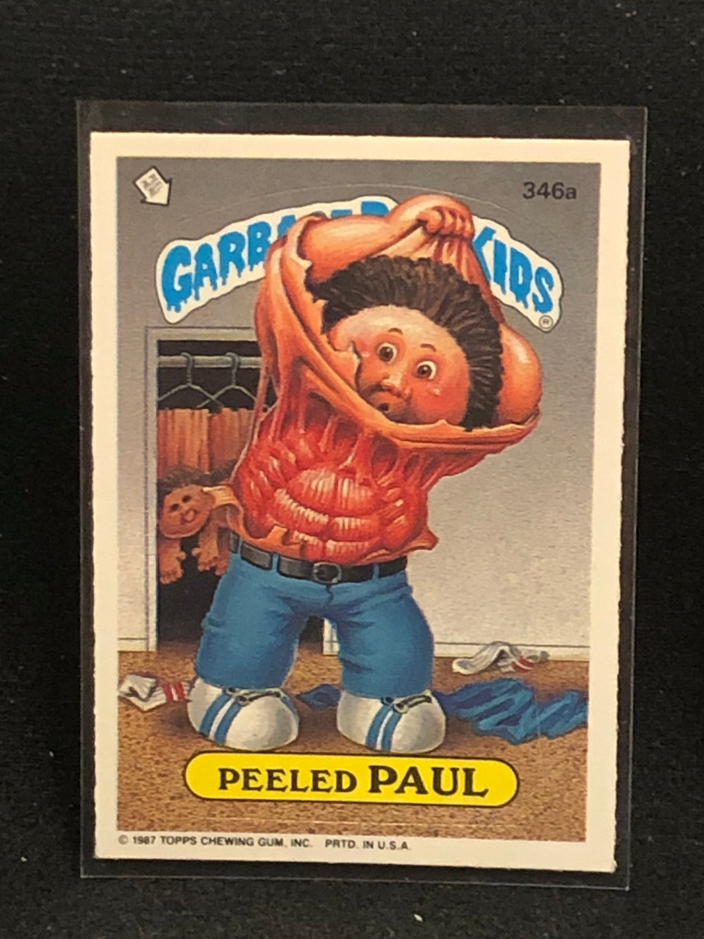 Garbage Pail Kids Original Series 9 (os9) 346a Peeled Paul