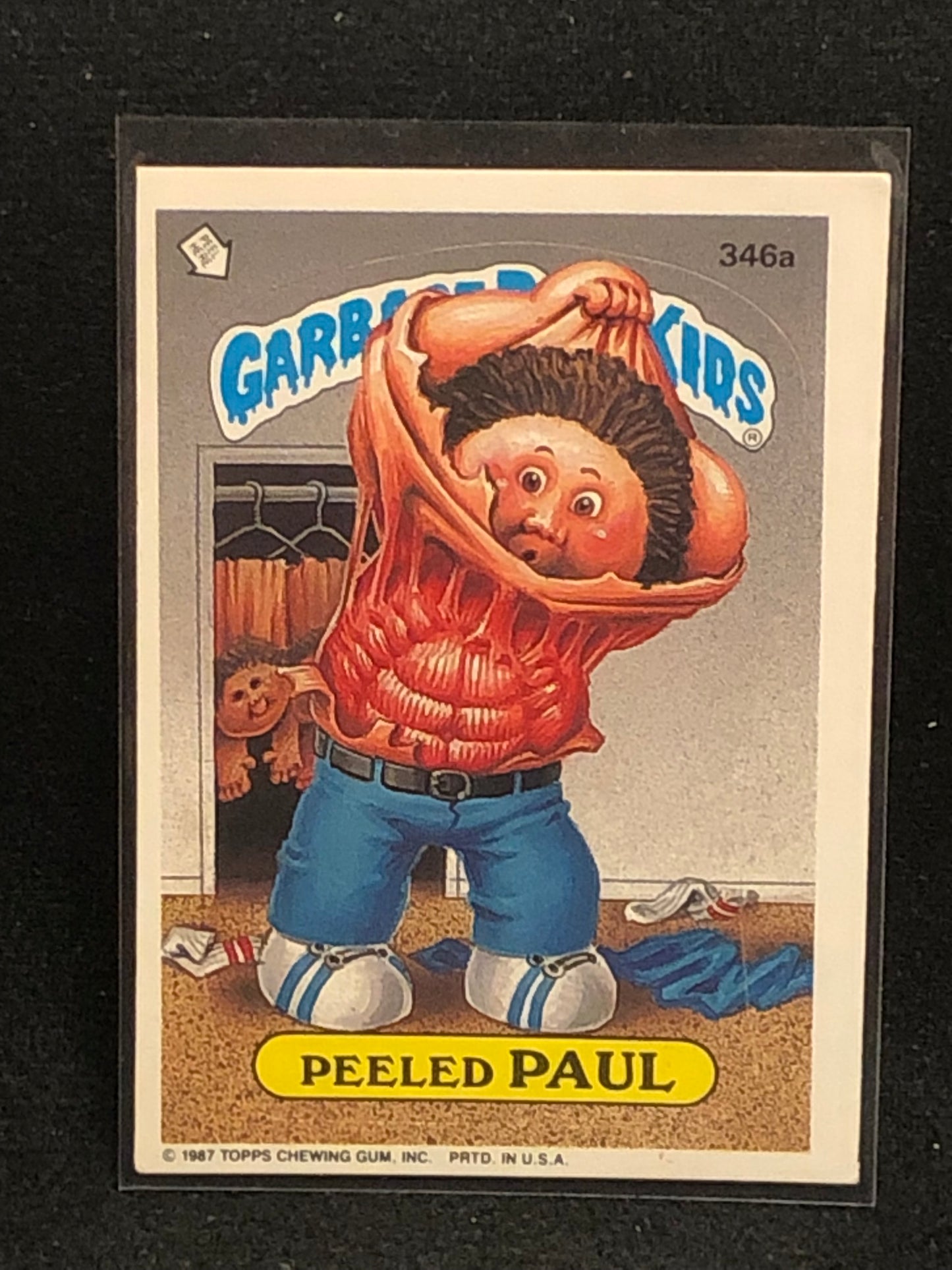 Garbage Pail Kids Original Series 9 (os9) 346a Peeled Paul