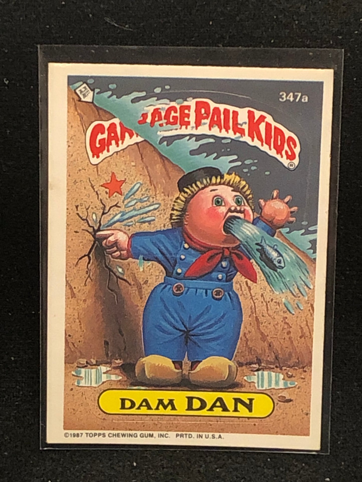 Garbage Pail Kids Original Series 9 (os9) 347a Dam Dan