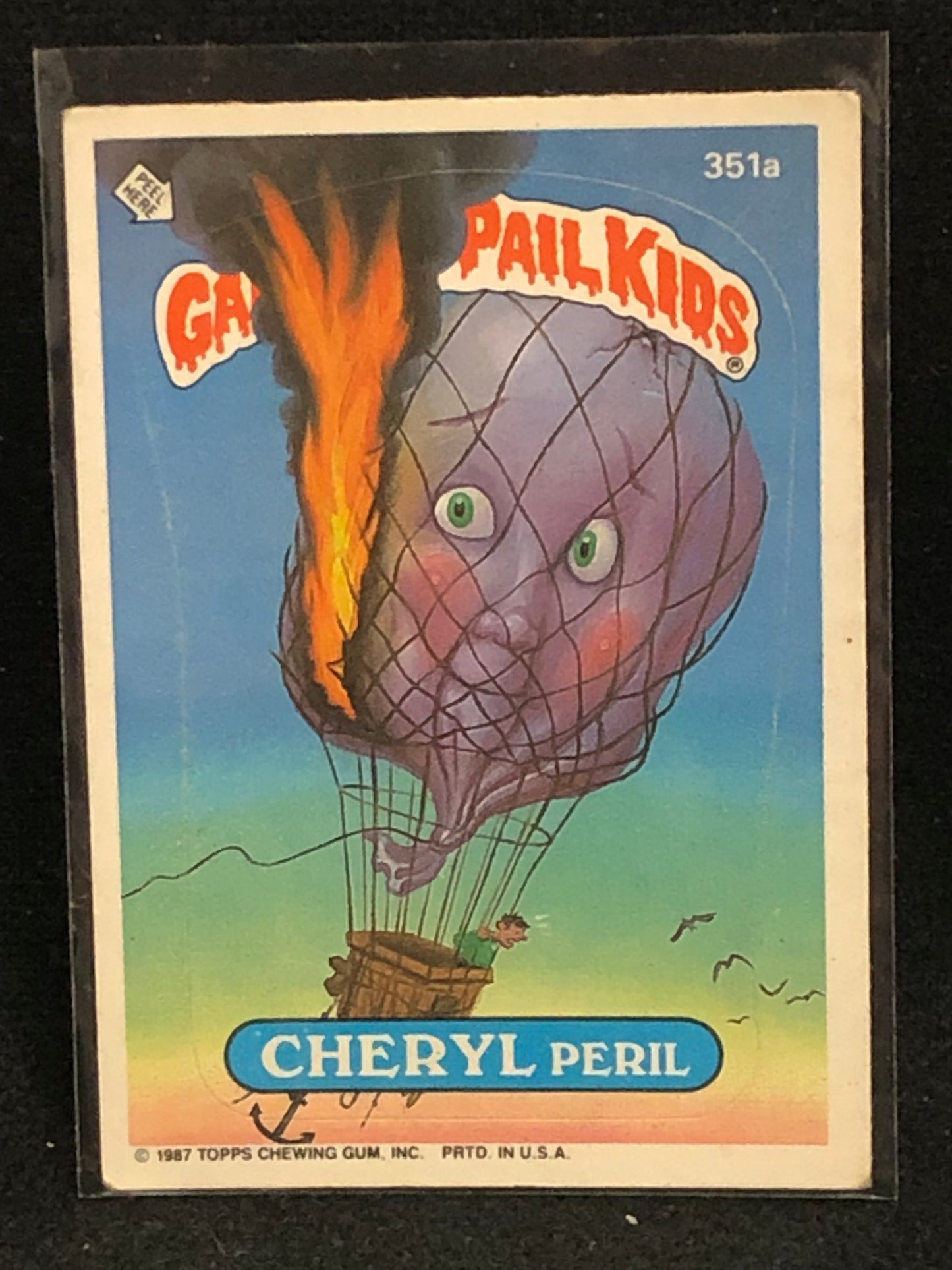 Garbage Pail Kids Original Series 9 (os9) 351a Cheryl Peril