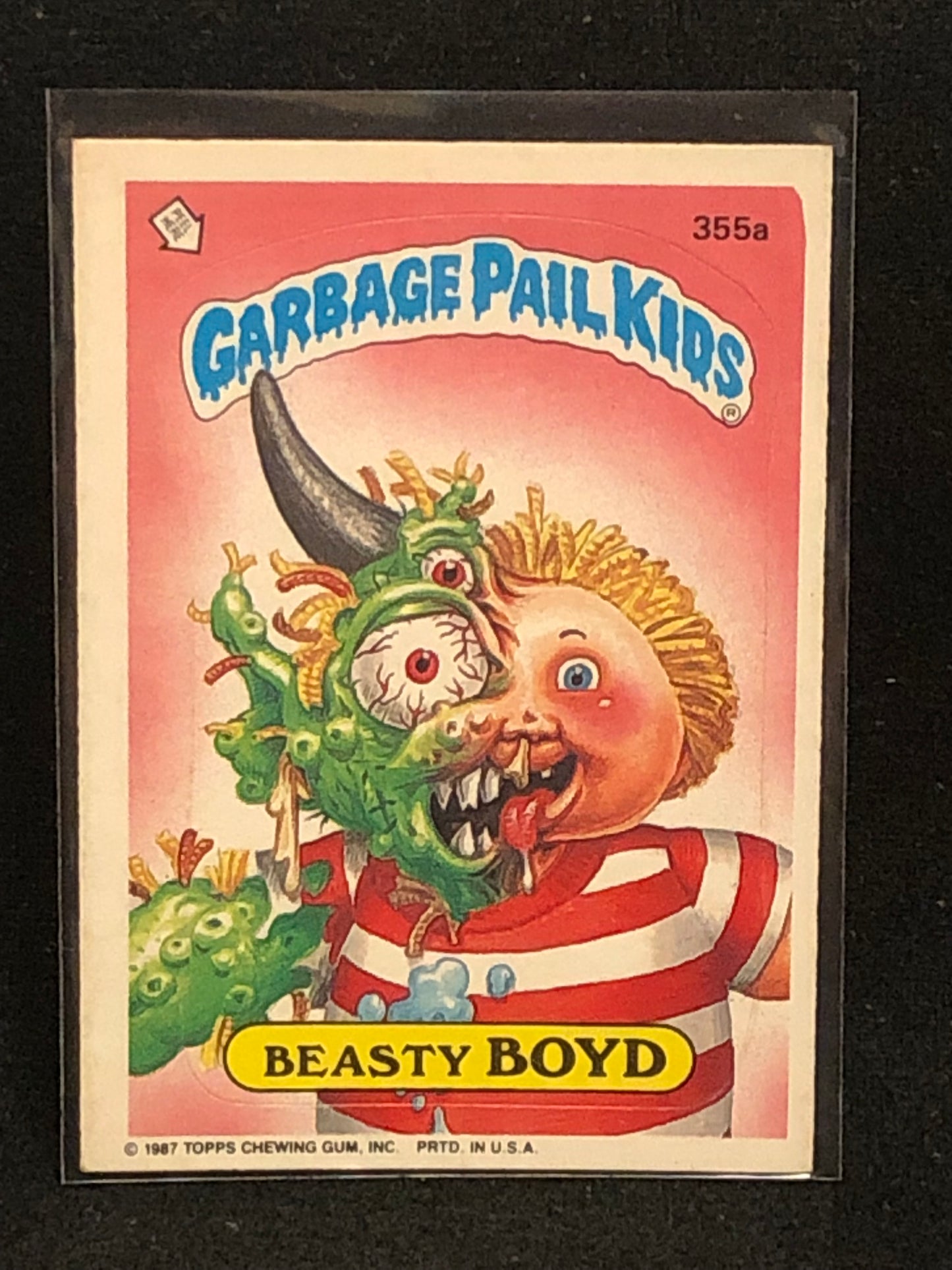 Garbage Pail Kids Original Series 9 (os9) 355a Beasty Boyd