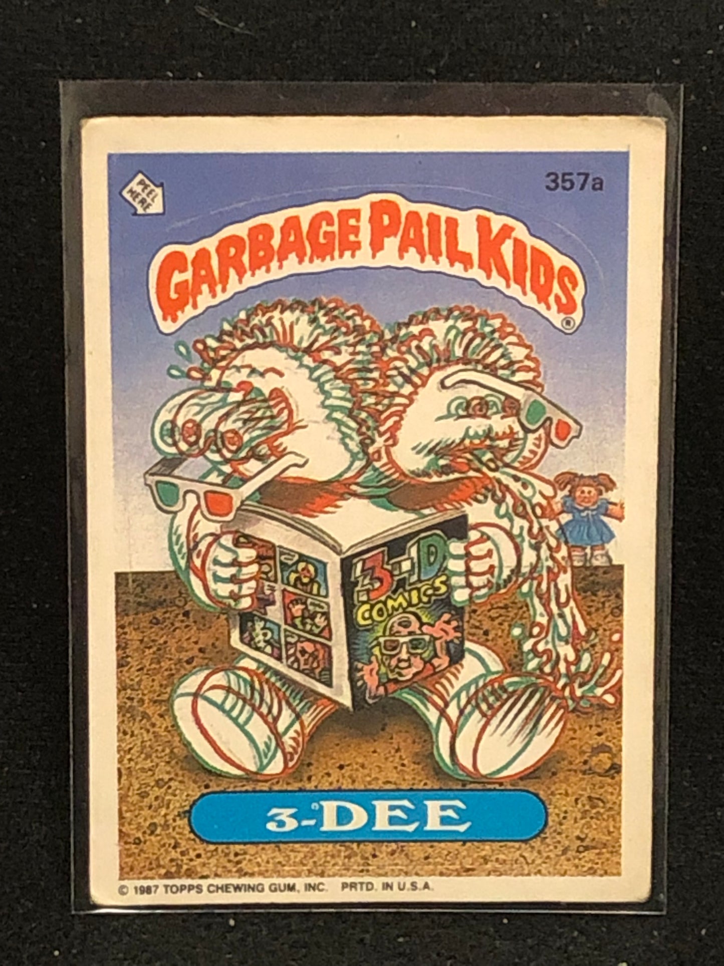 Garbage Pail Kids Original Series 9 (os9) 357a 3-Dee