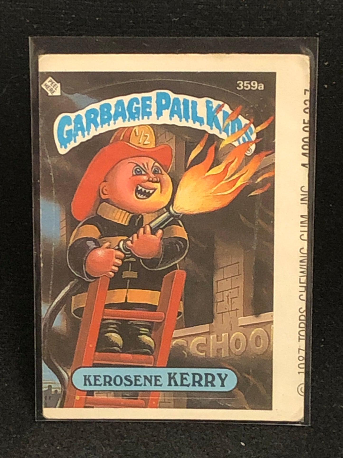 Garbage Pail Kids Original Series 9 (os9) 359a Kerosene Kerry