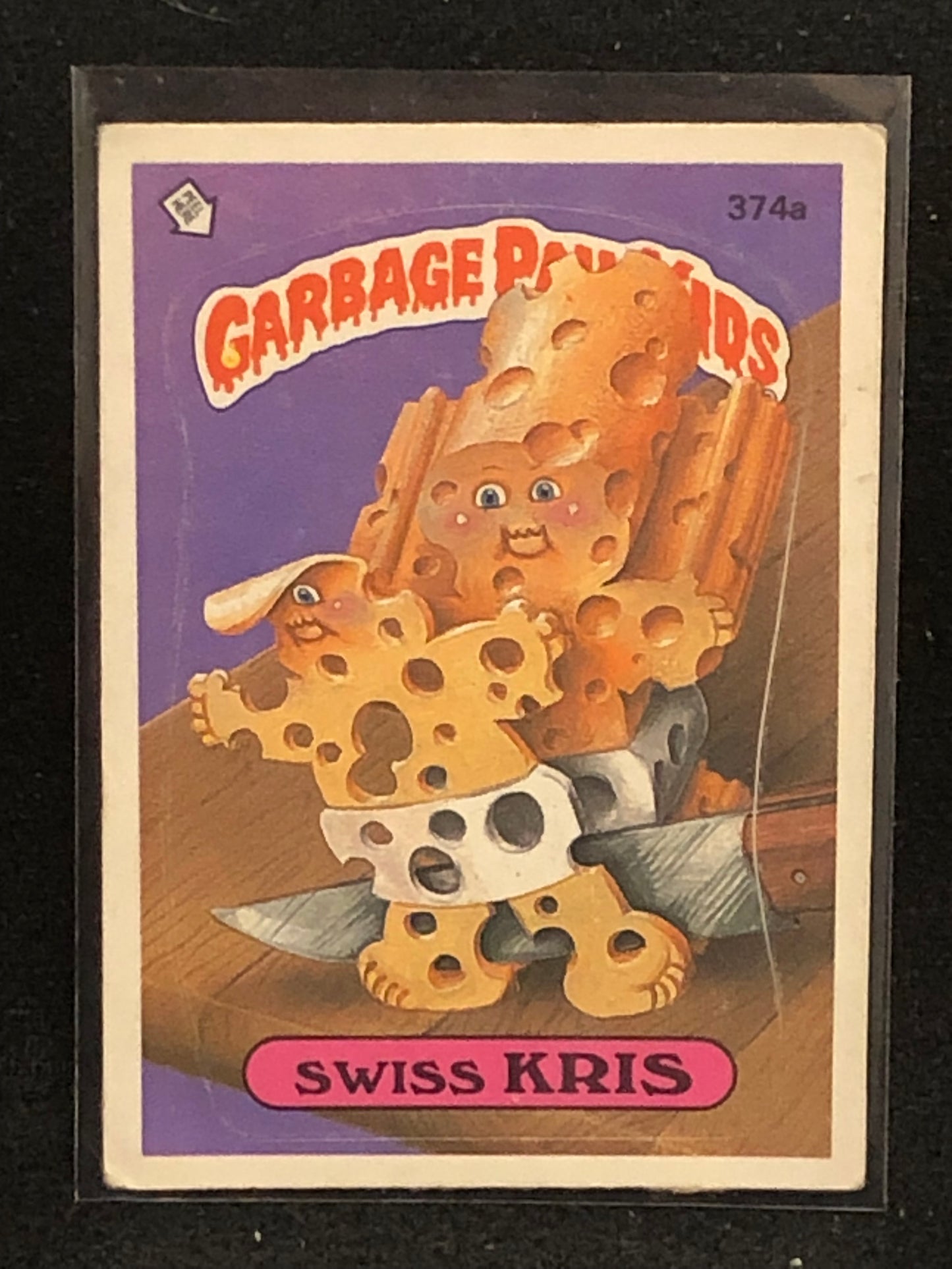 Garbage Pail Kids Original Series 9 (os9) 374a Swiss Kris