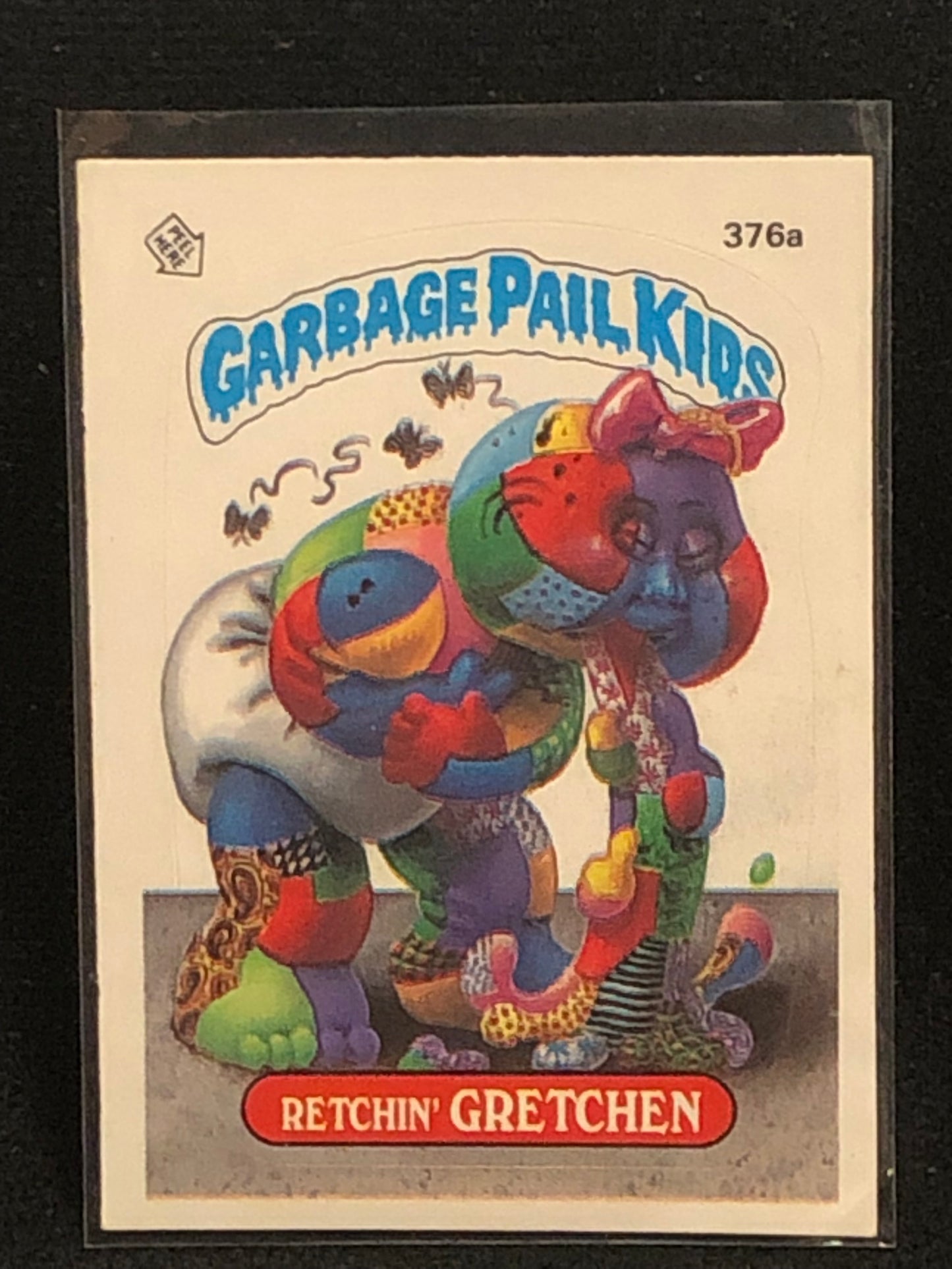 Garbage Pail Kids Original Series 9 (os9) 376a Retchin Gretchen