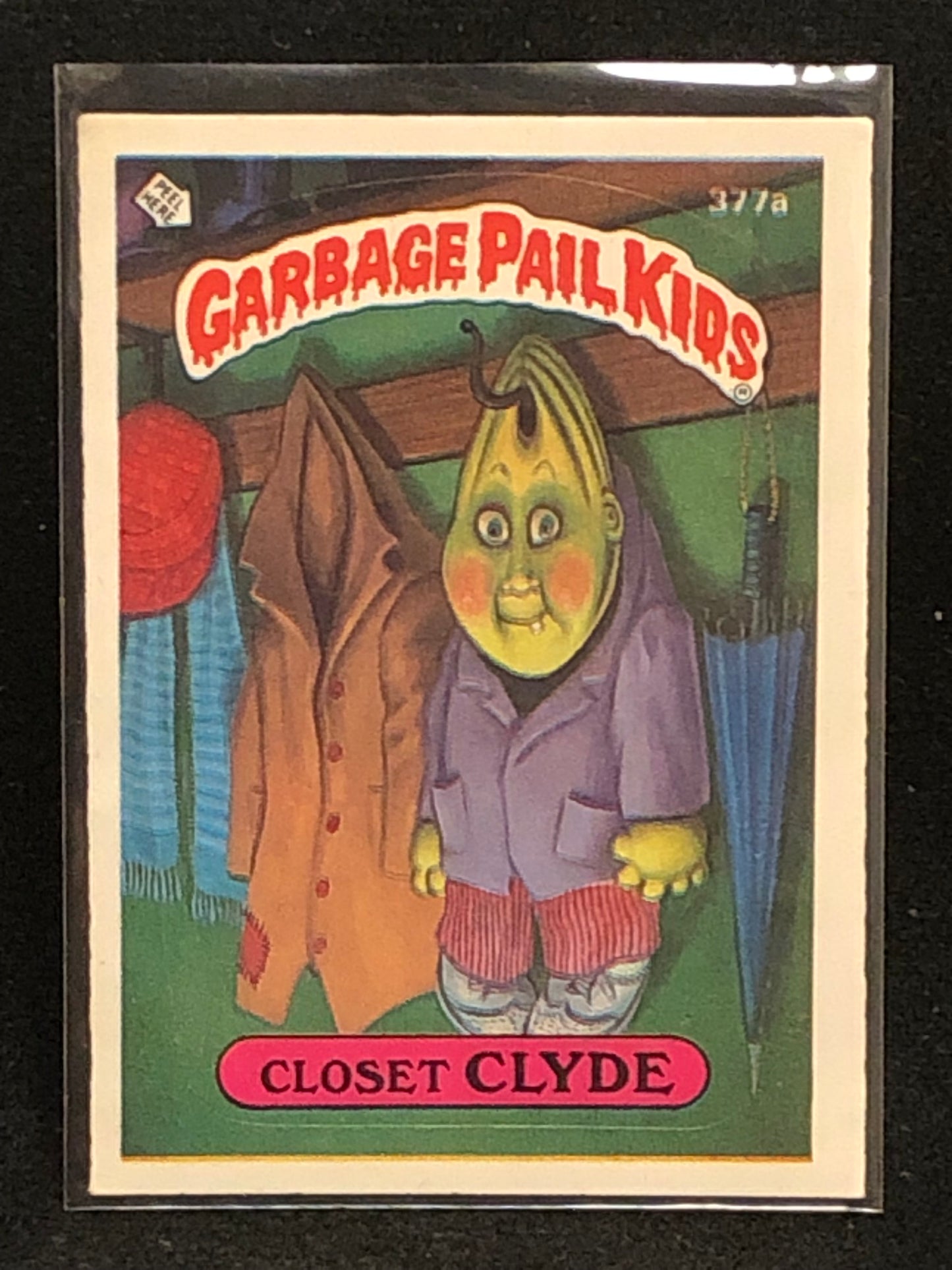 Garbage Pail Kids Original Series 9 (os9) 377a Closet Clyde