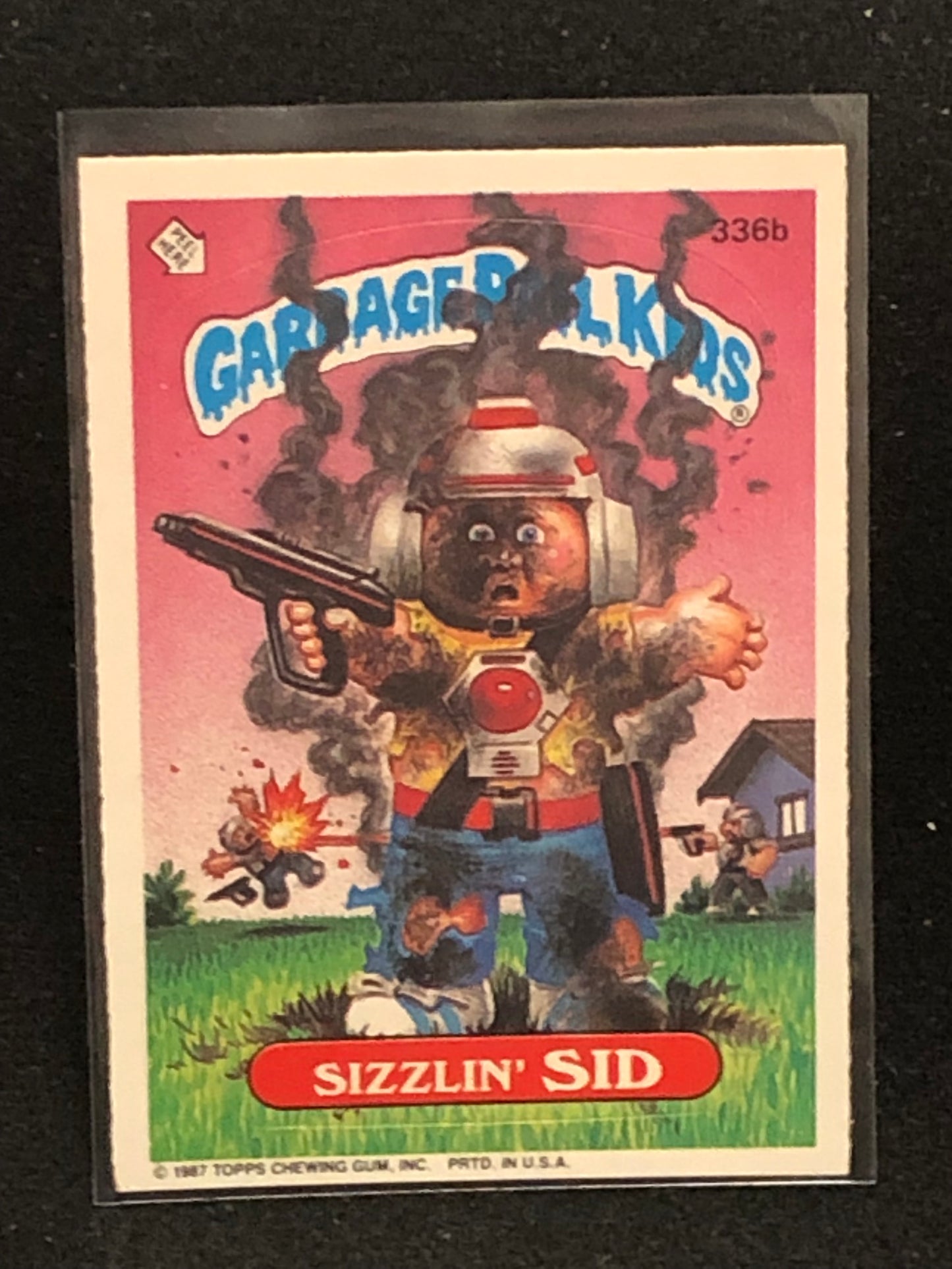 Garbage Pail Kids Original Series 9 (os9) 336b Sizzlin Sid