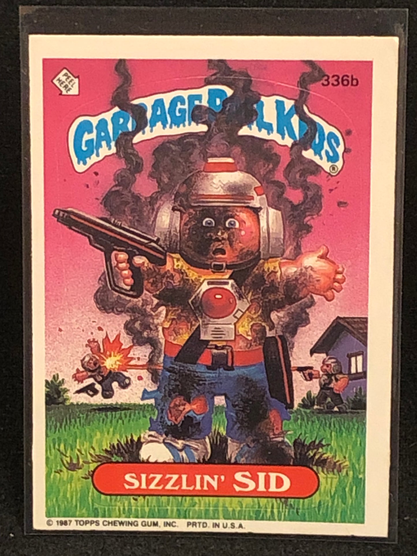Garbage Pail Kids Original Series 9 (os9) 336b Sizzlin Sid