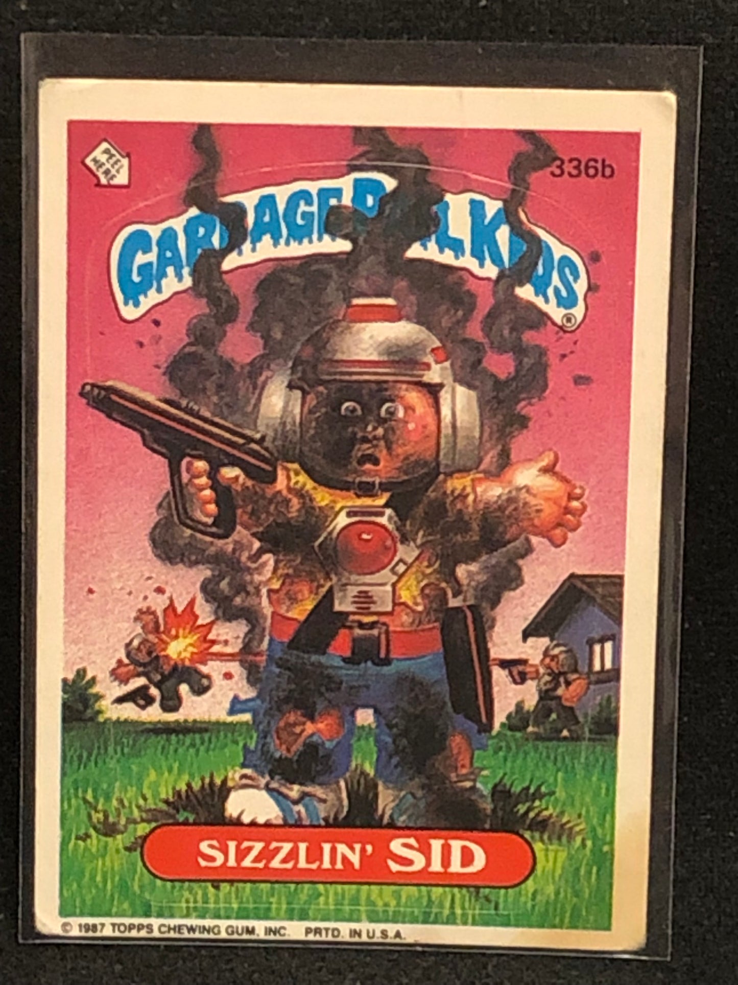 Garbage Pail Kids Original Series 9 (os9) 336b Sizzlin Sid