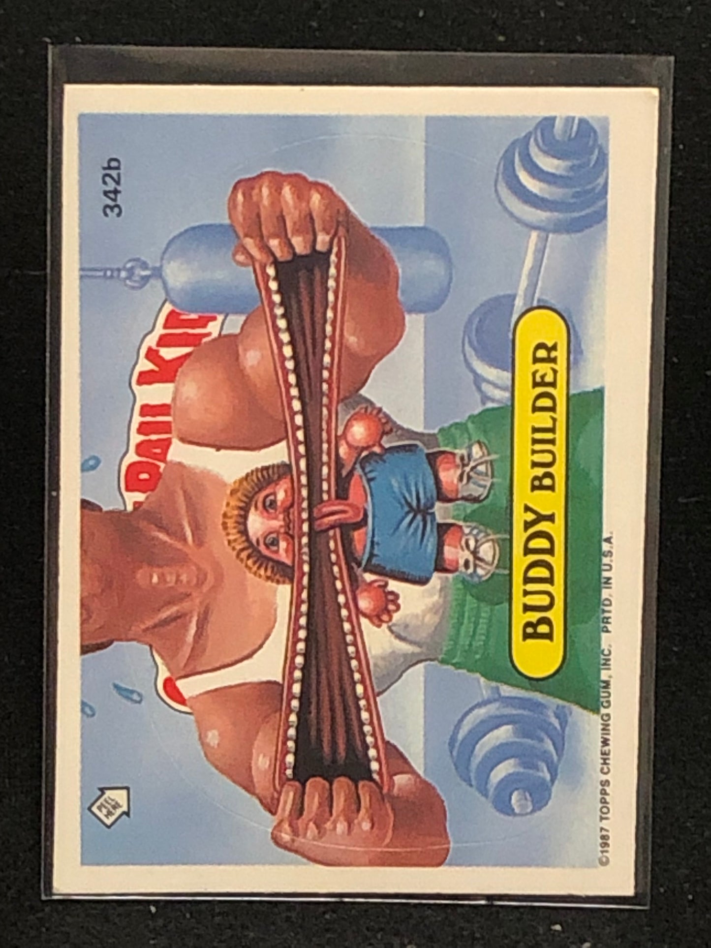 Garbage Pail Kids Original Series 9 (os9) 342b Buddy Builder
