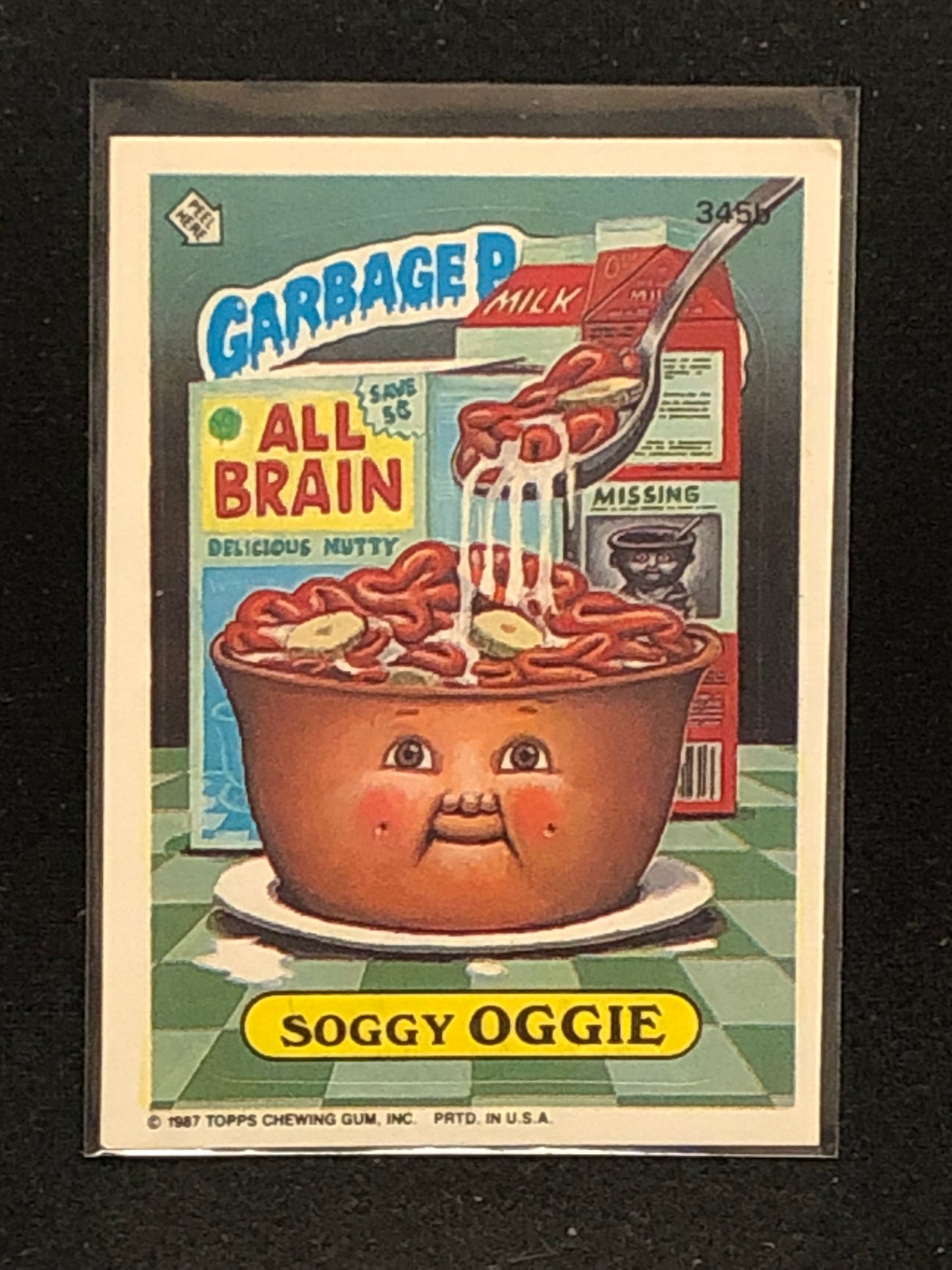 Garbage Pail Kids Original Series 9 (os9) 345b Soggy Oggie