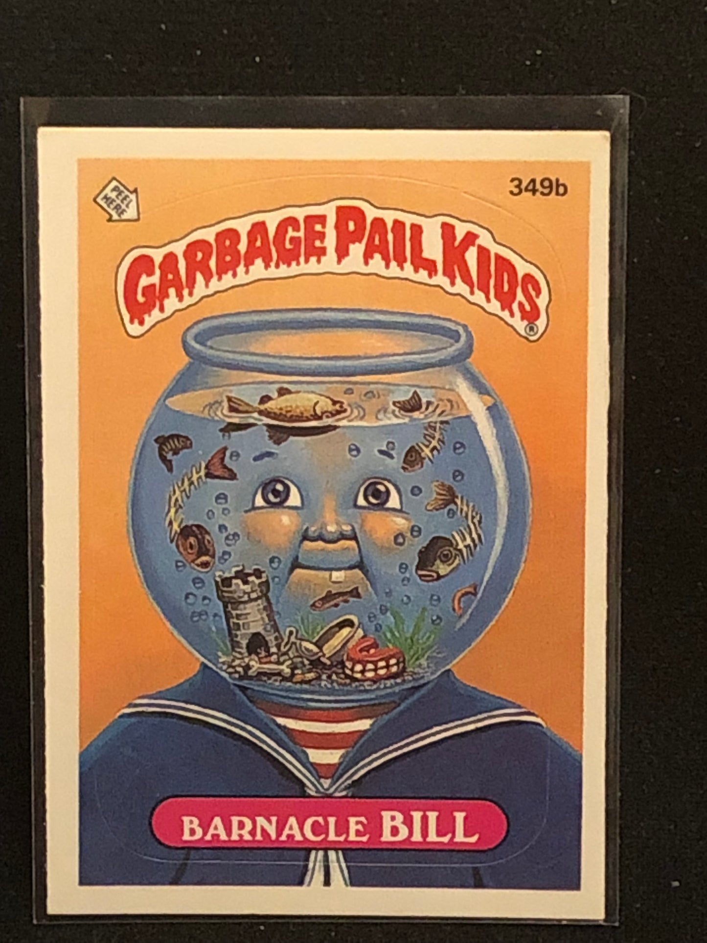 Garbage Pail Kids Original Series 9 (os9) 349b Barnacle Bill