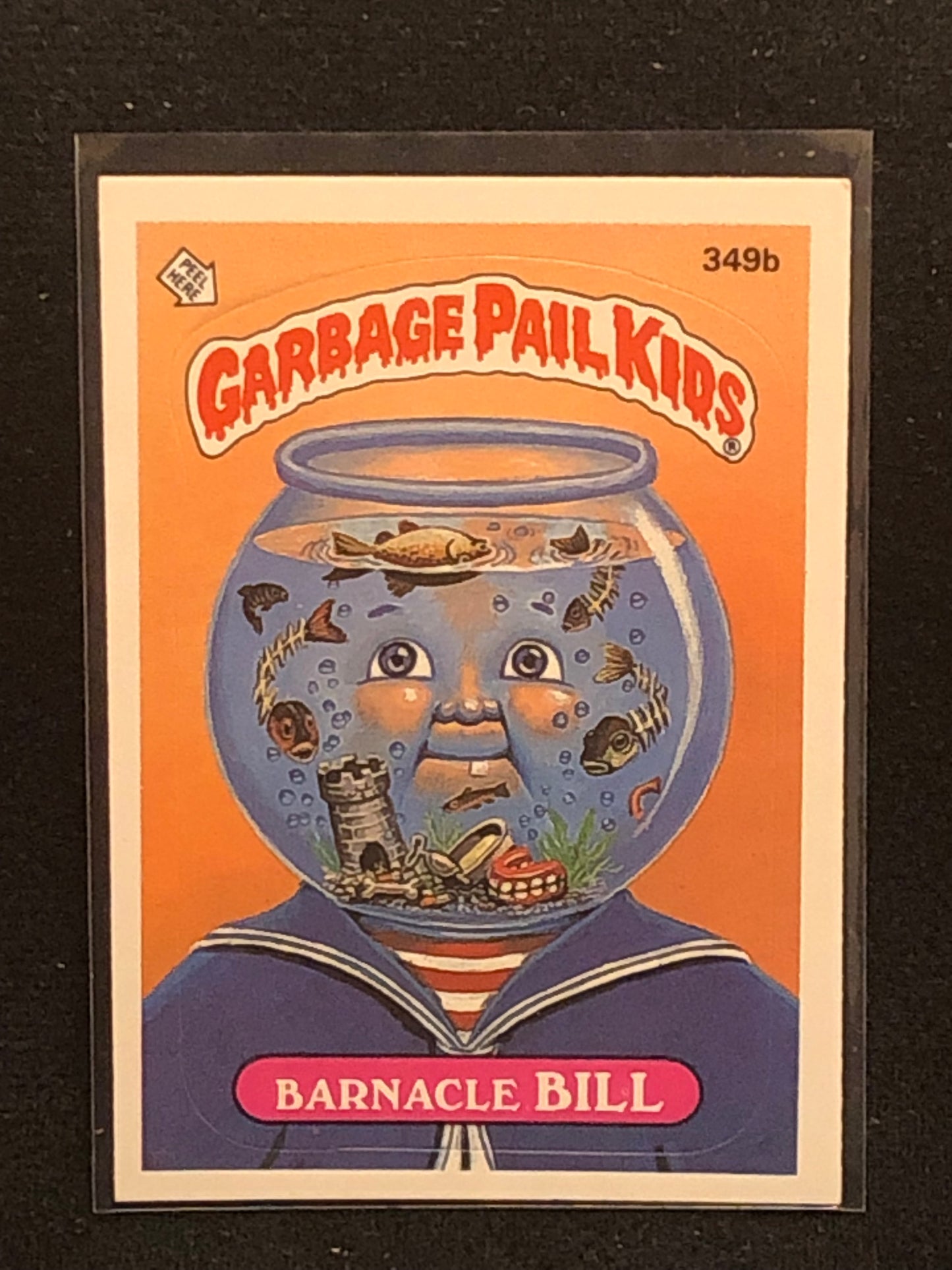 Garbage Pail Kids Original Series 9 (os9) 349b Barnacle Bill