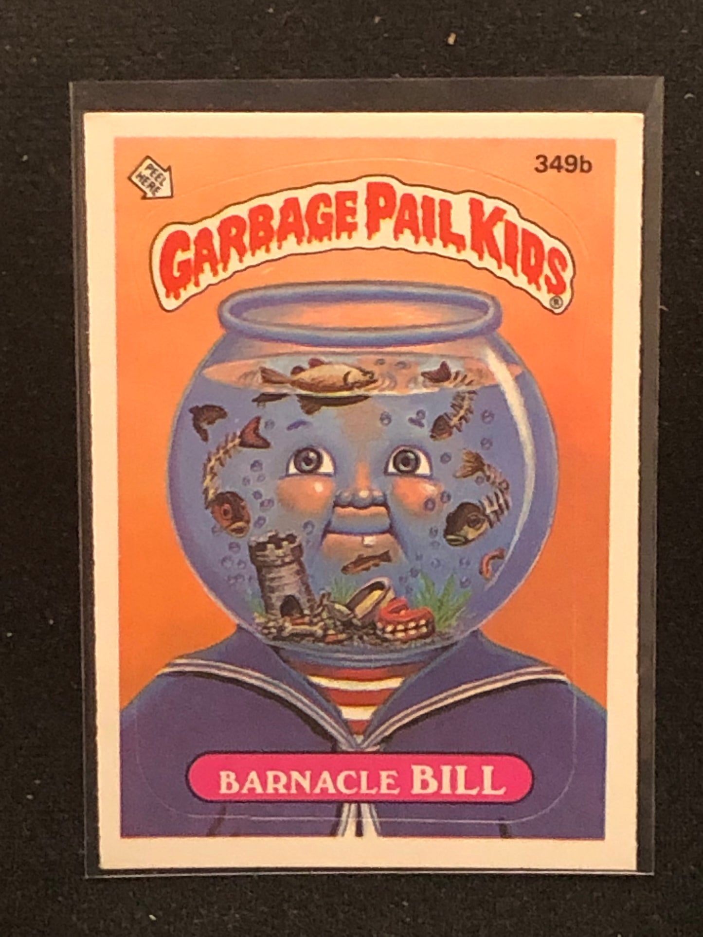 Garbage Pail Kids Original Series 9 (os9) 349b Barnacle Bill