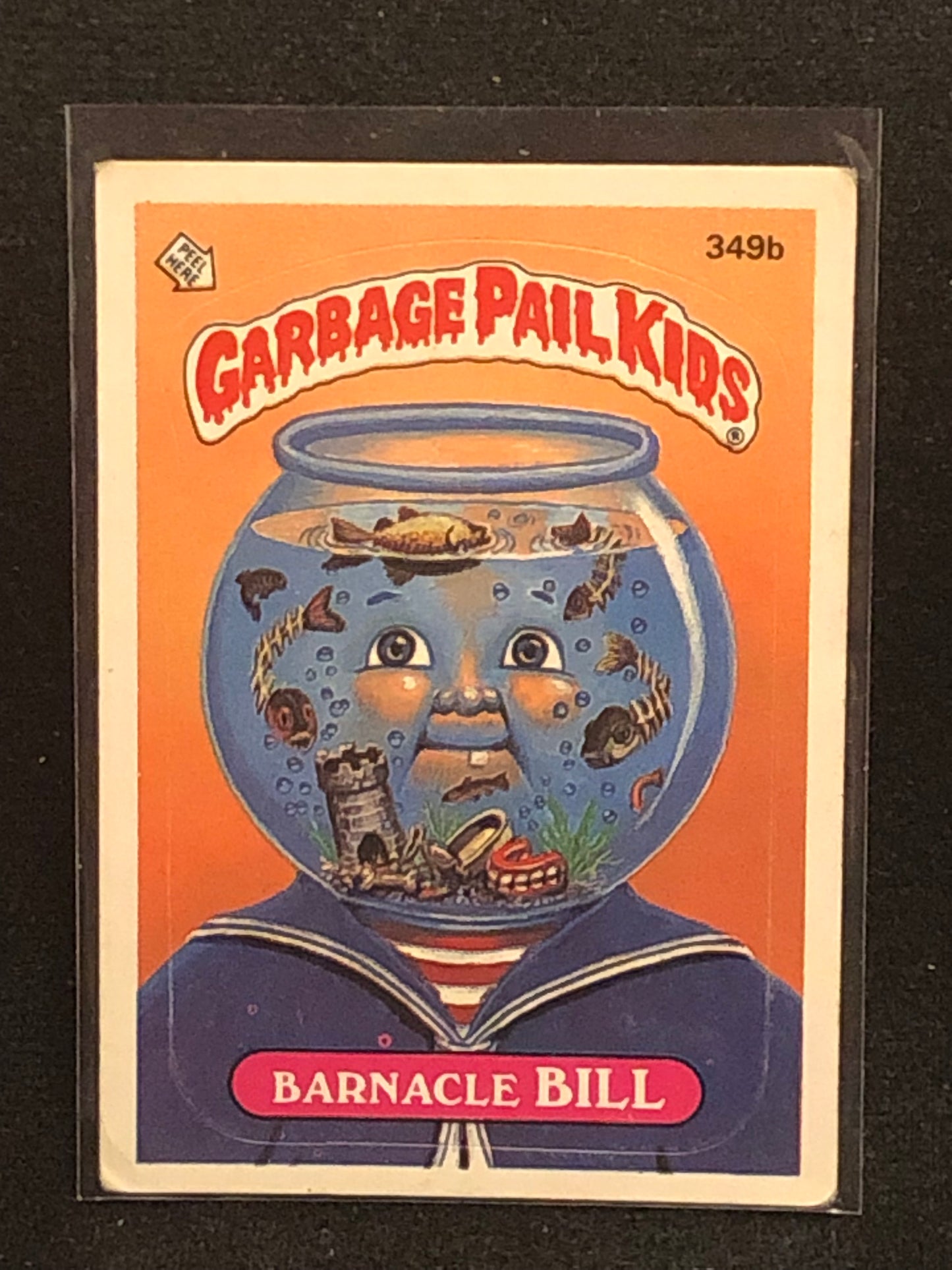 Garbage Pail Kids Original Series 9 (os9) 349b Barnacle Bill