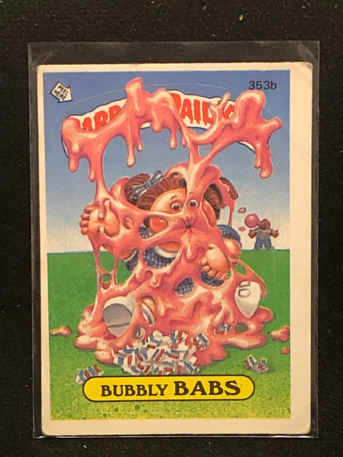 Garbage Pail Kids Original Series 9 (os9) 353b Bubbly Babs