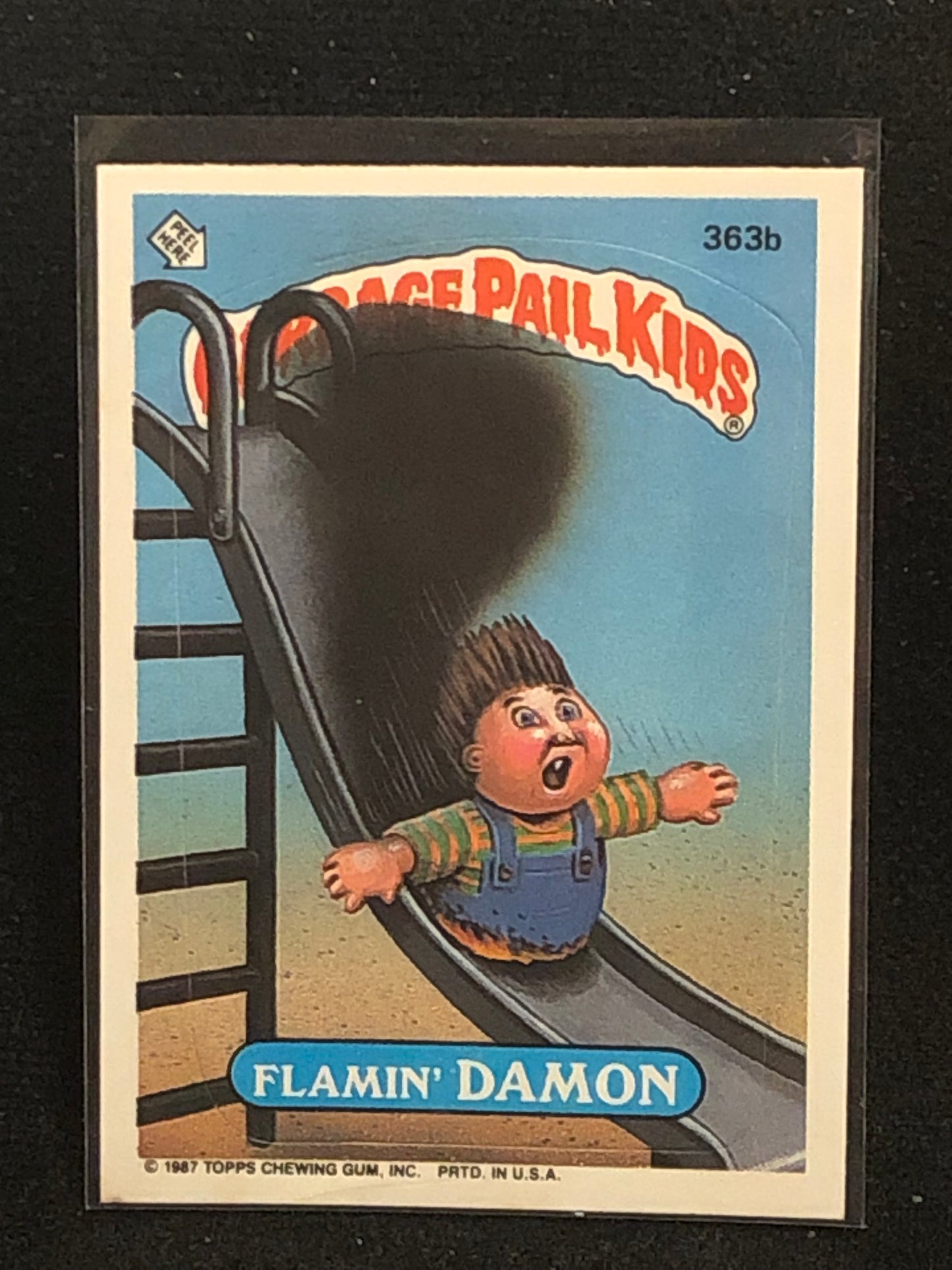 Garbage Pail Kids Original Series 9 (os9) 363b Flamin Damon