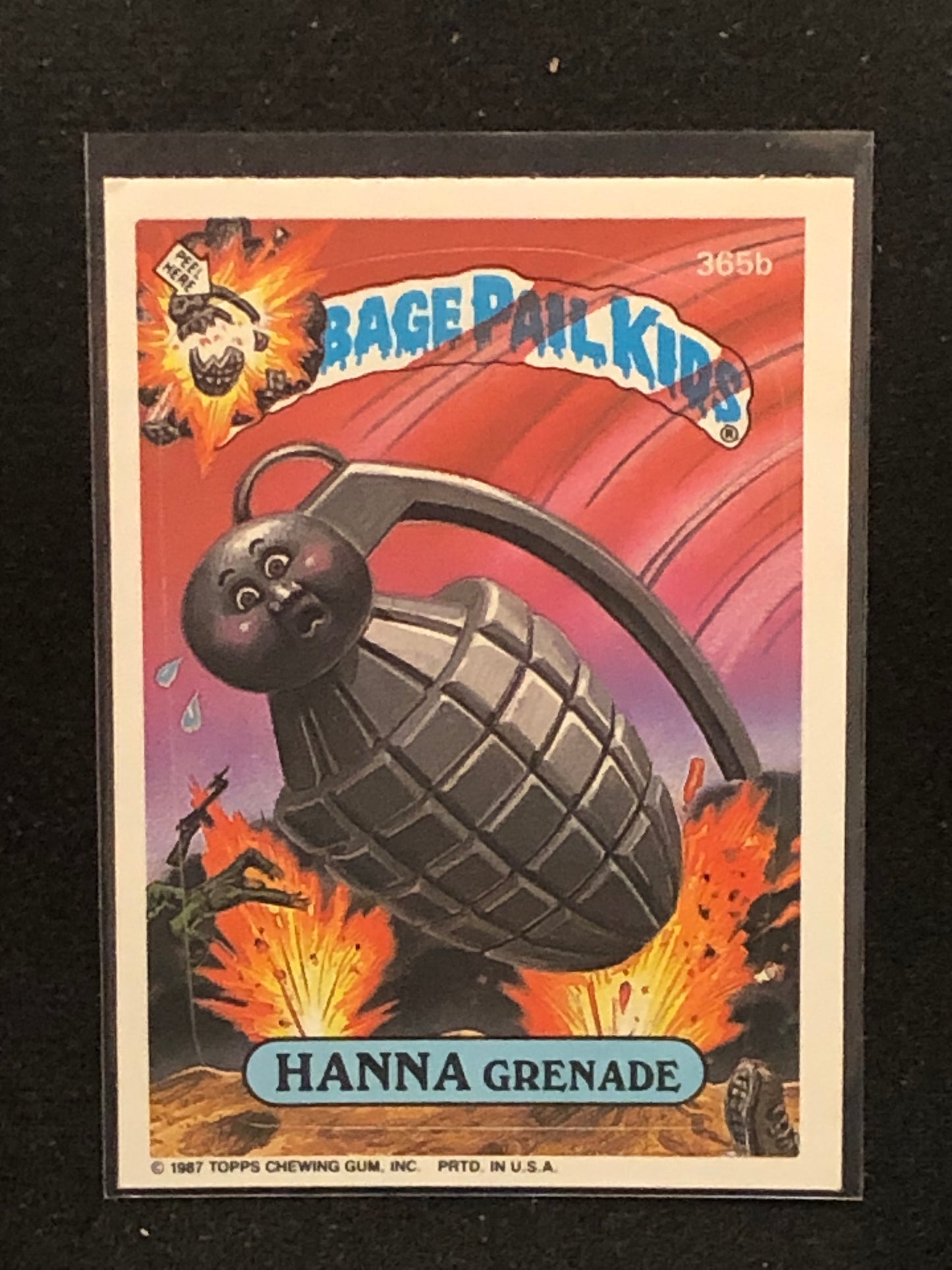 Garbage Pail Kids Original Series 9 (os9) 365b Hanna Grenade