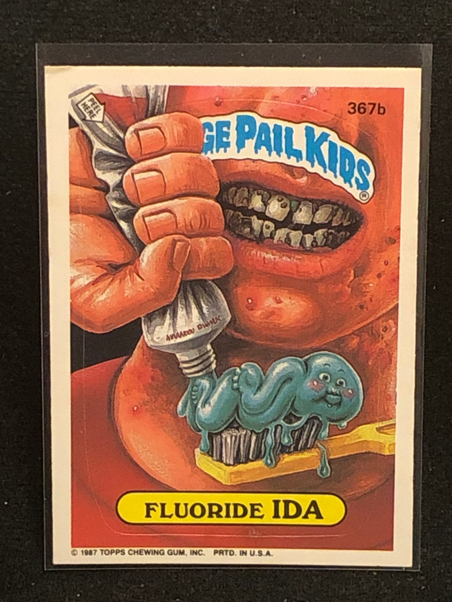 Garbage Pail Kids Original Series 9 (os9) 367b Fluoride Ida