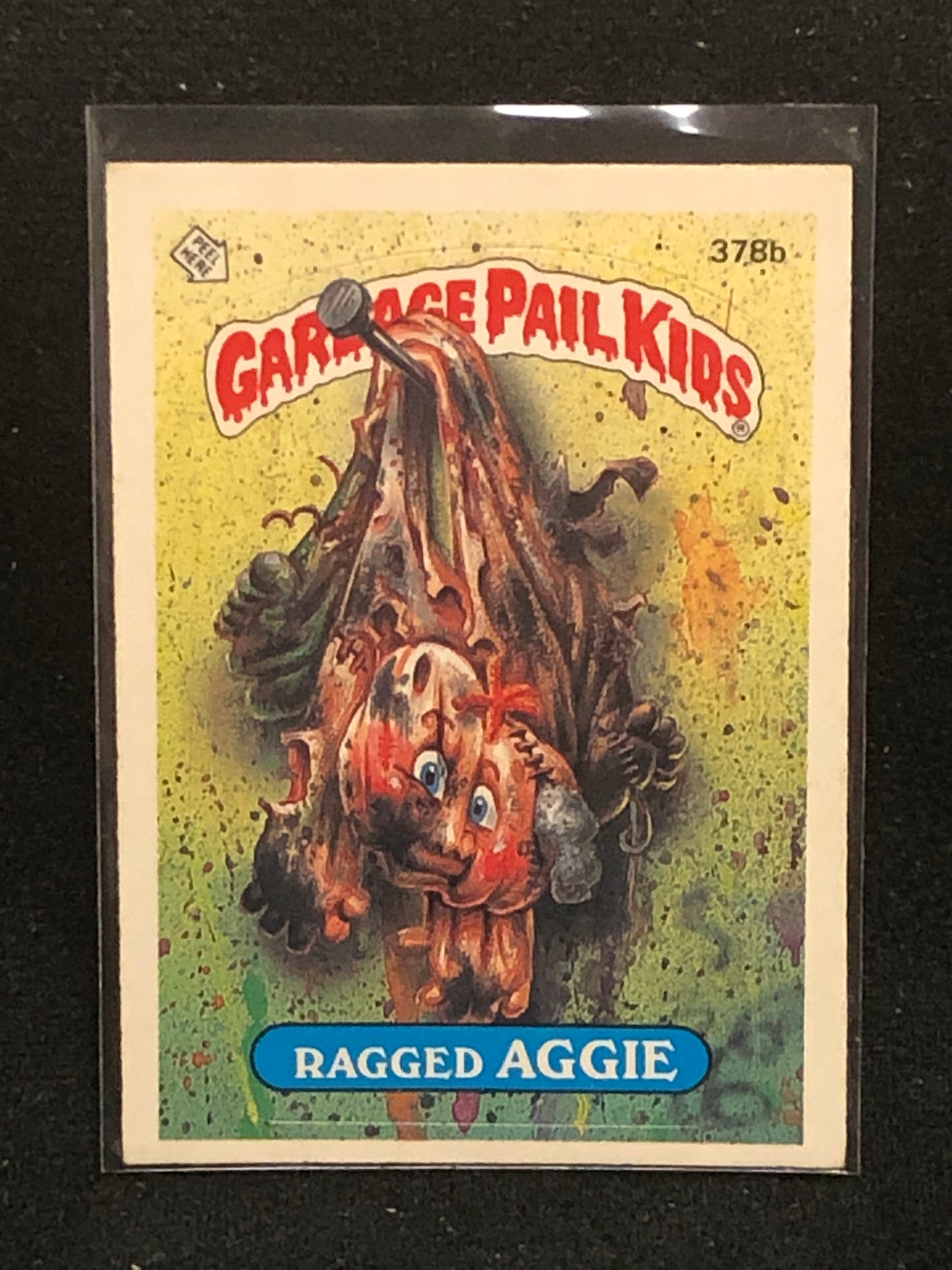 Garbage Pail Kids Original Series 9 (os9) 378b Ragged Aggie