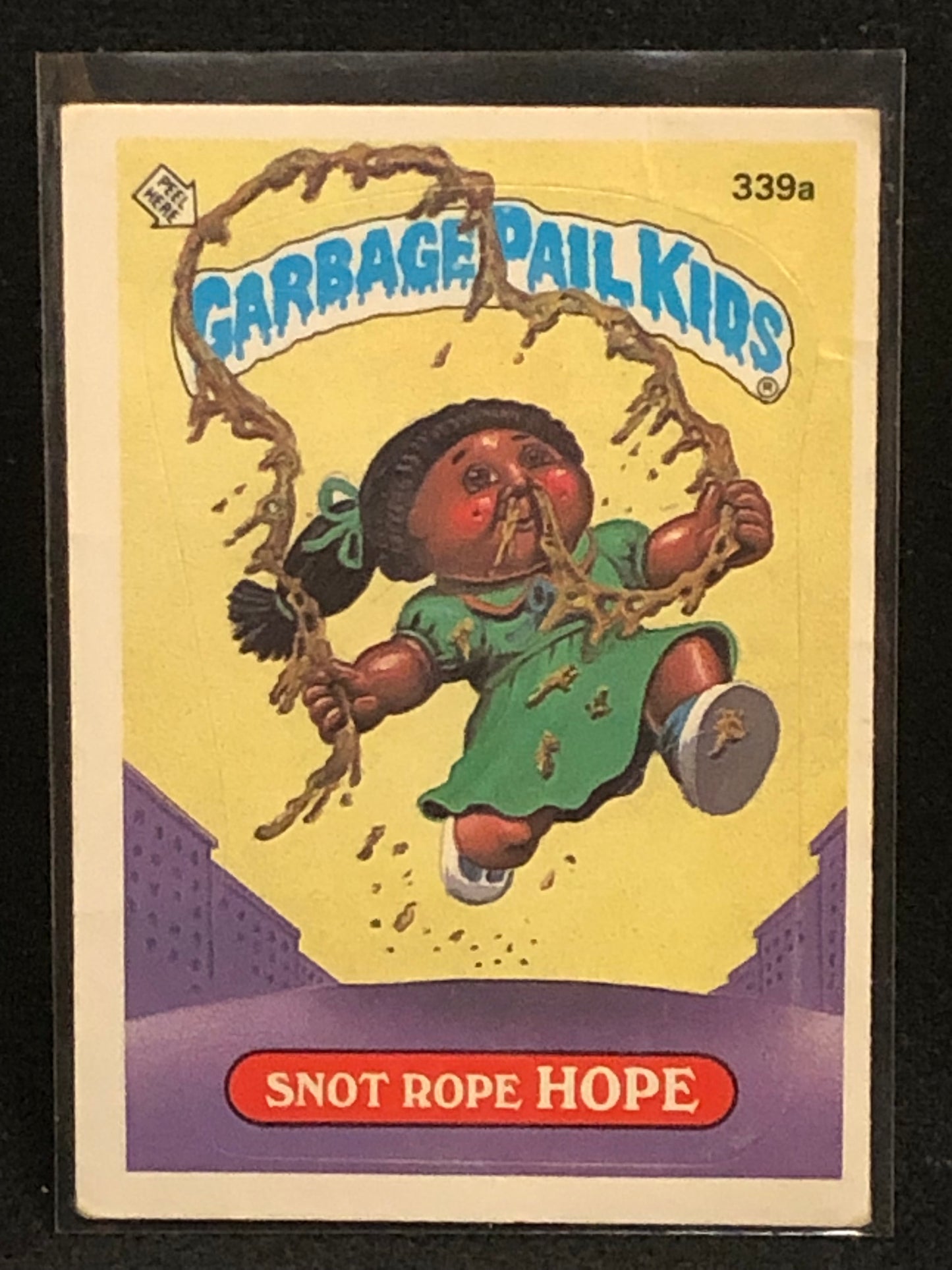 Garbage Pail Kids Original Series 9 (os9) 339a Snot Rope Hope