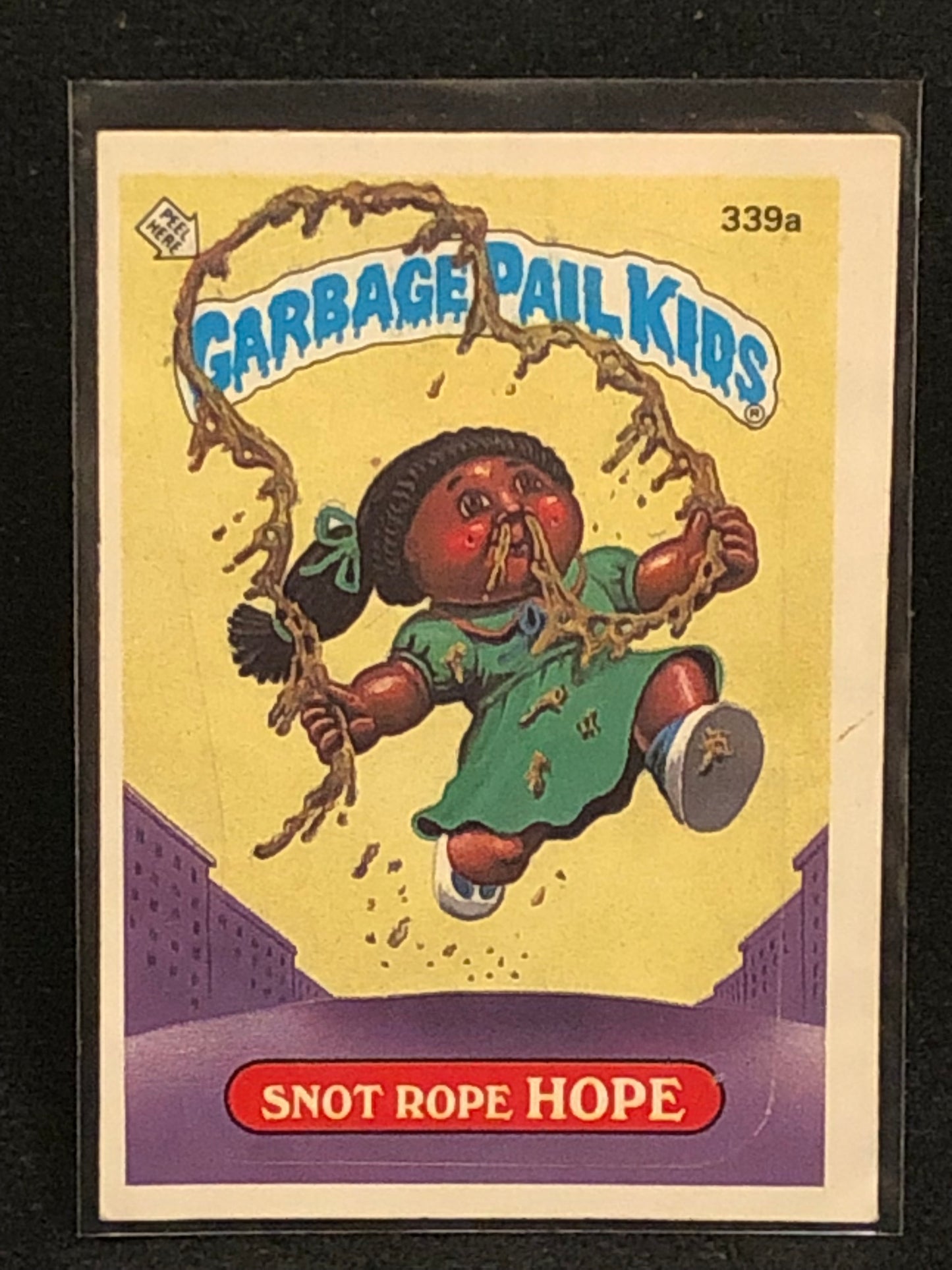 Garbage Pail Kids Original Series 9 (os9) 339a Snot Rope Hope