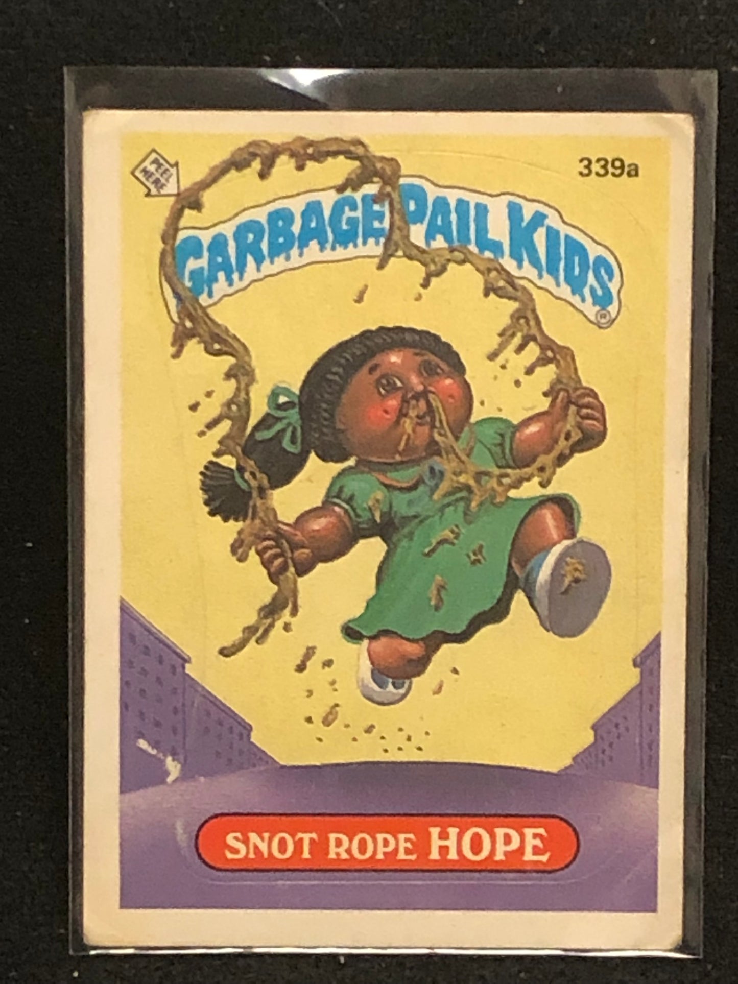 Garbage Pail Kids Original Series 9 (os9) 339a Snot Rope Hope