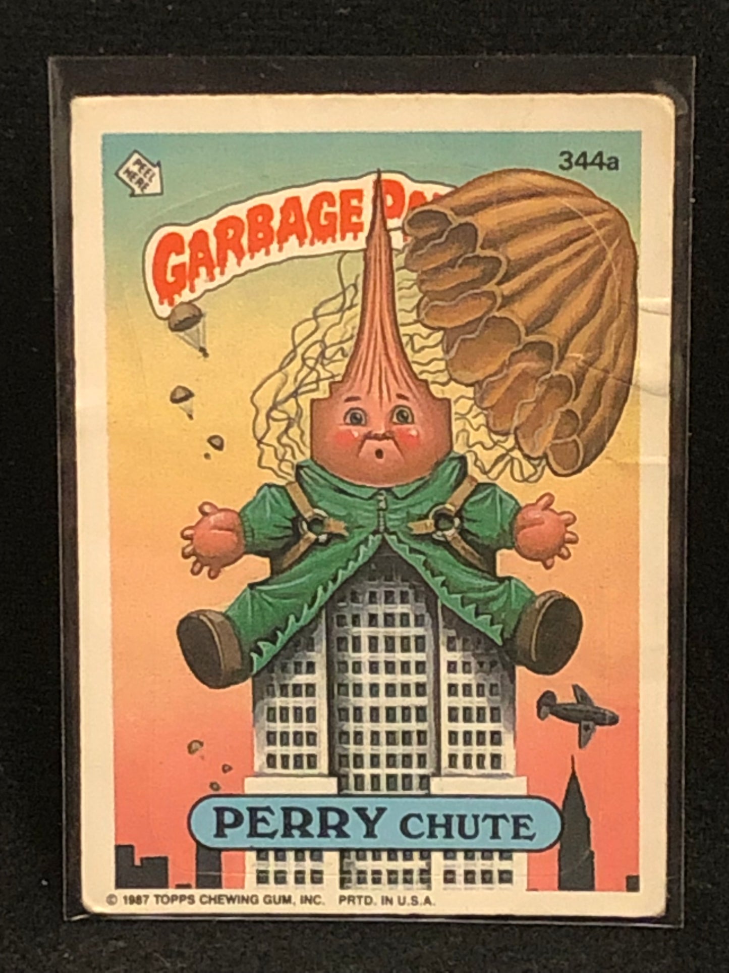 Garbage Pail Kids Original Series 9 (os9) 344a Perry Chute