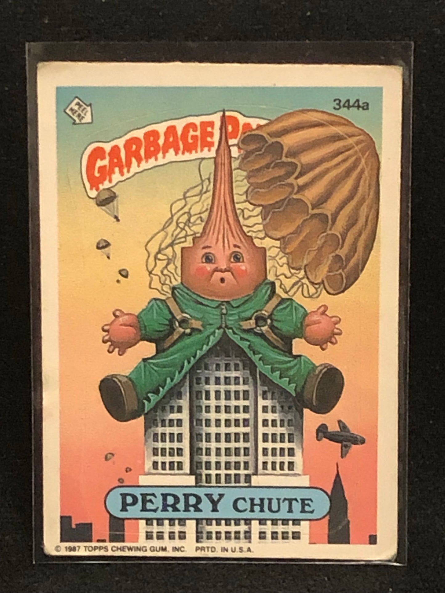 Garbage Pail Kids Original Series 9 (os9) 344a Perry Chute