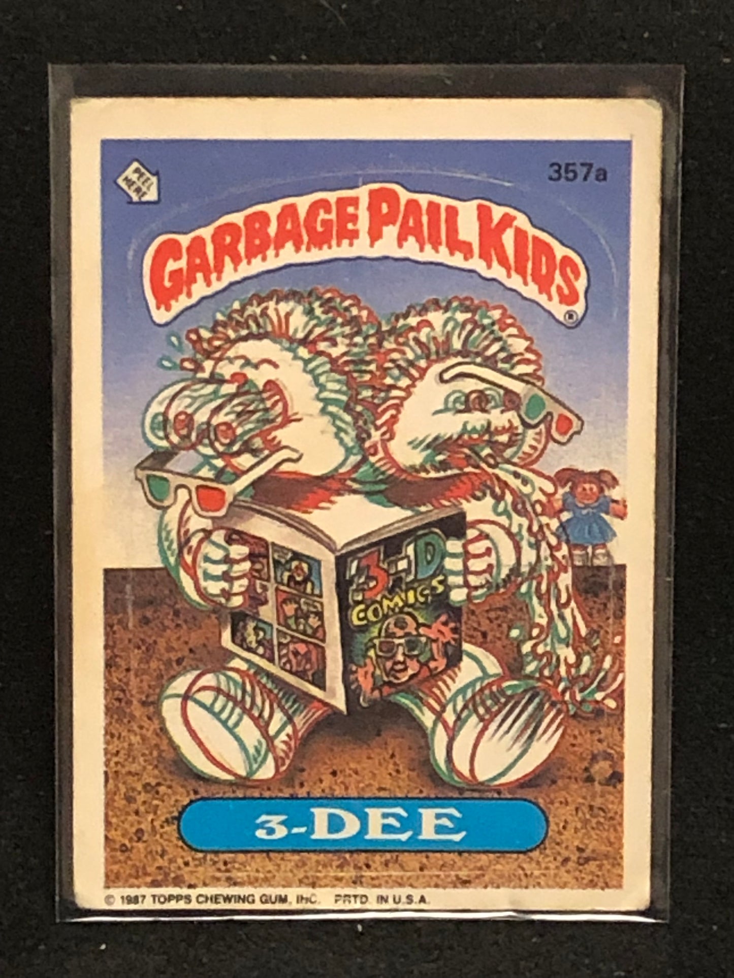 Garbage Pail Kids Original Series 9 (os9) 357a 3-Dee