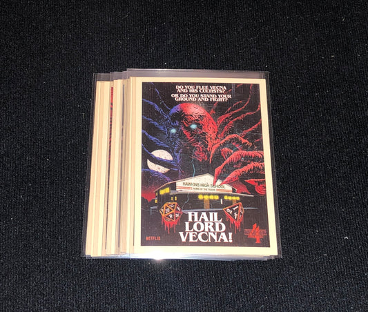 2022 Stranger Things Season 4 Butcher Billy Artist Series 14 Card Butcher Billy Art Base Set