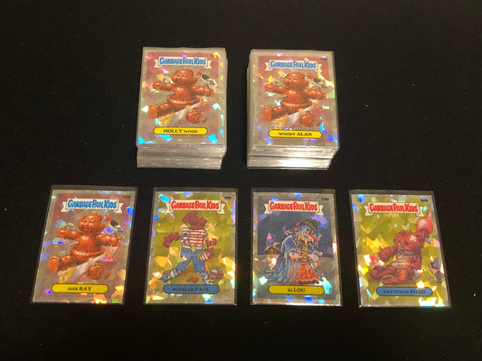 Garbage Pail Kids Chrome Series 4 100 Card Atomic Refractor Set