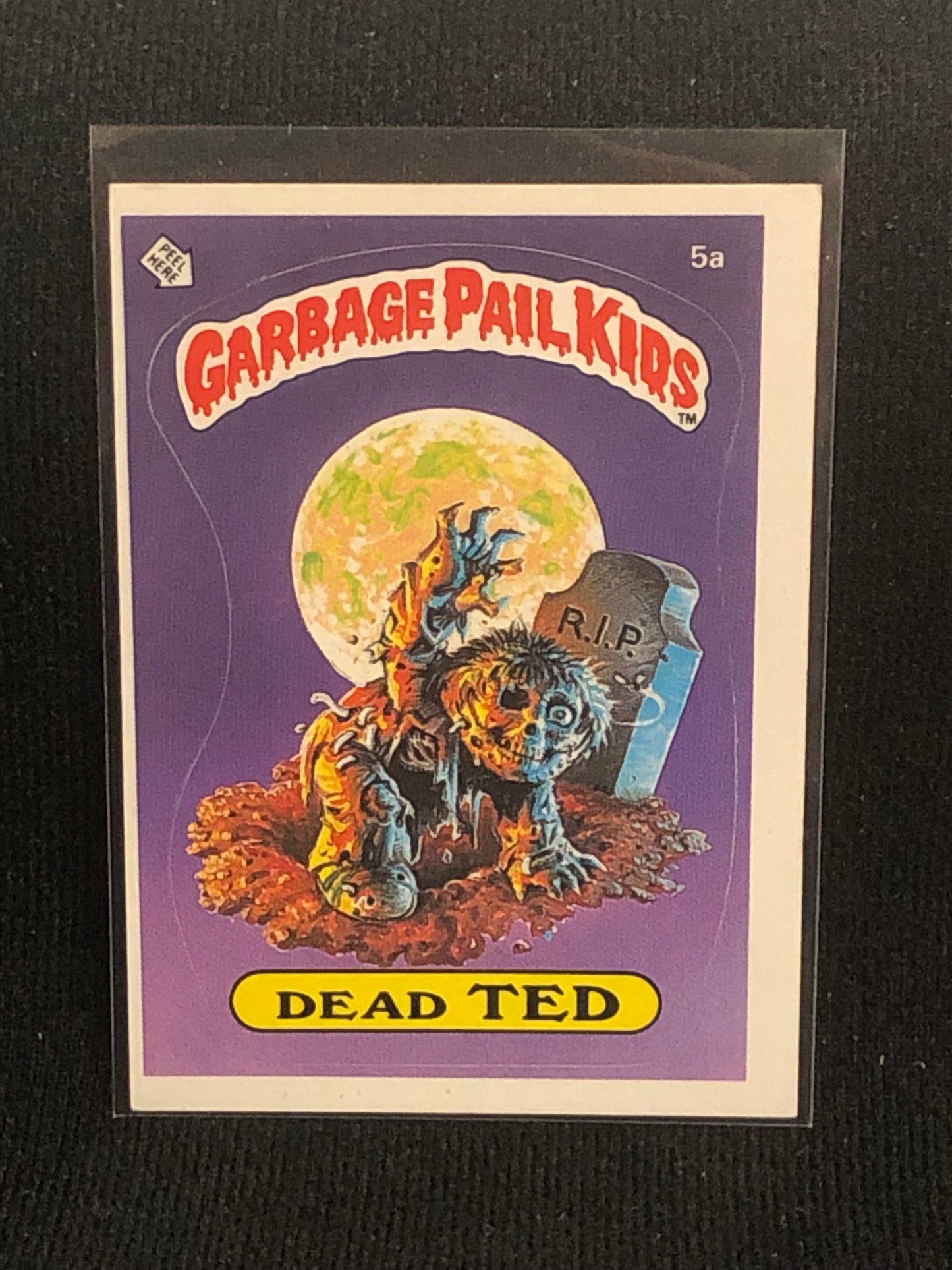 Garbage Pail Kids Original Series 1 (os1) 5a Dead Ted