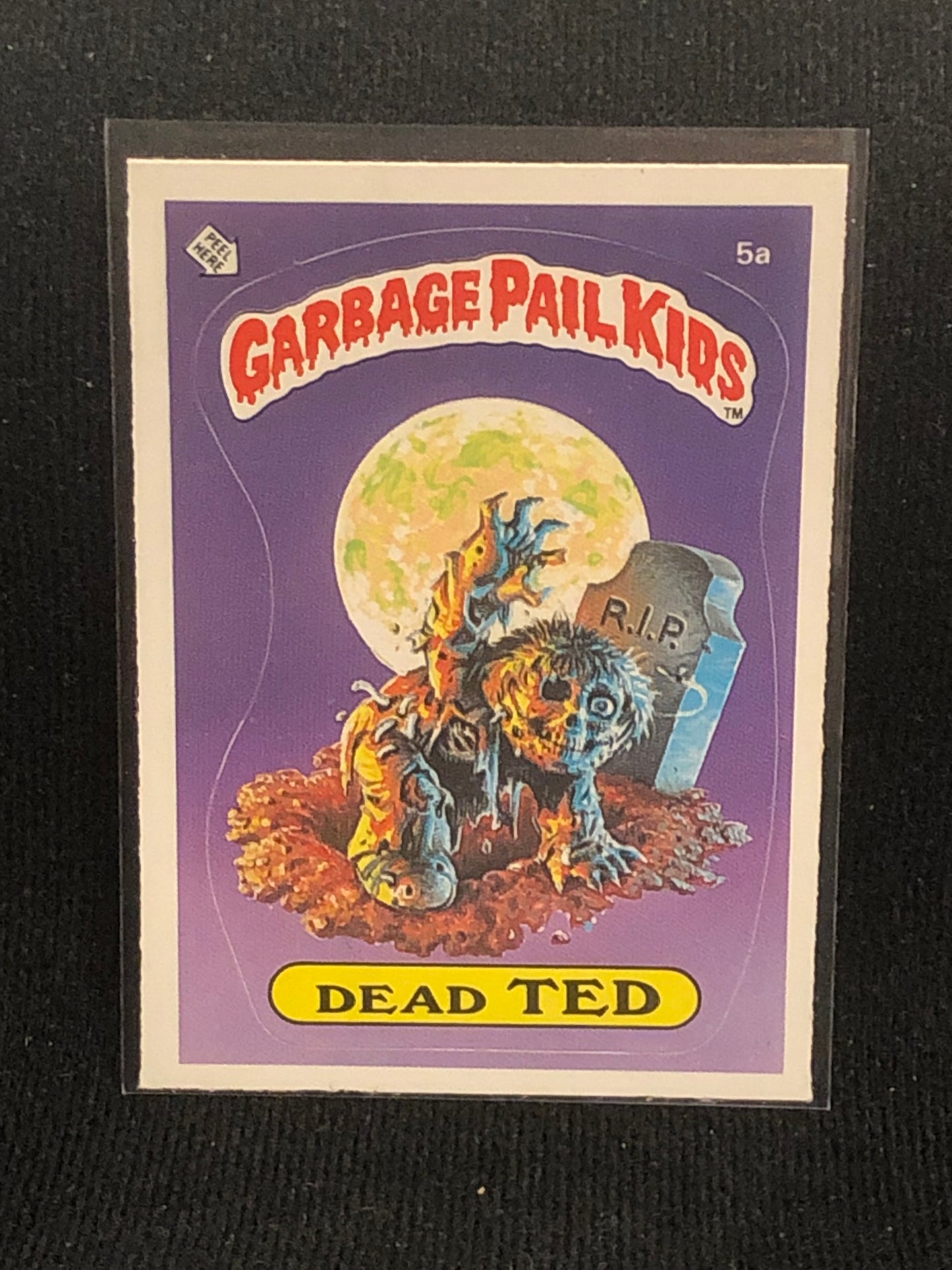 Garbage Pail Kids Original Series 1 (os1) 5a Dead Ted