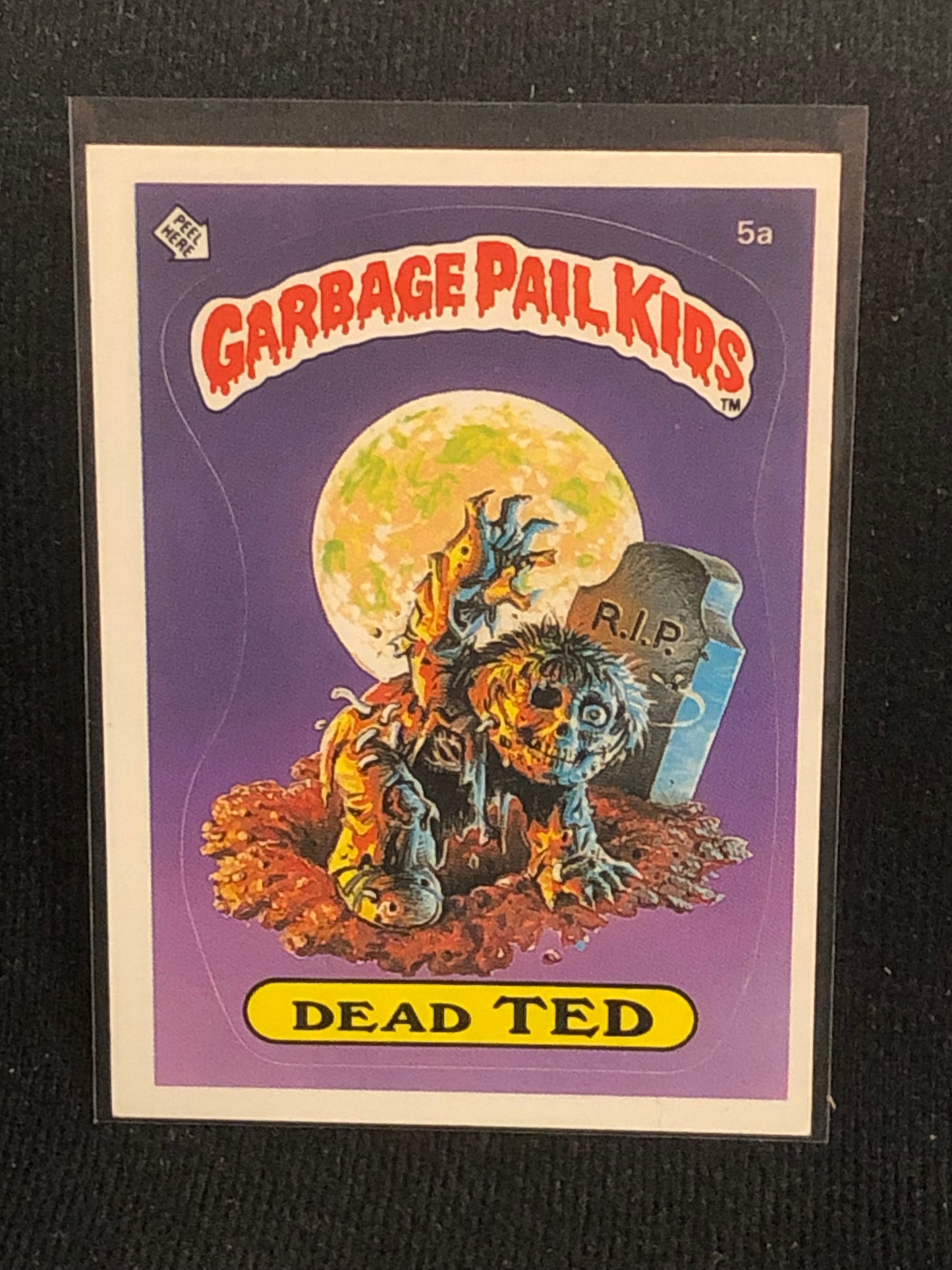 Garbage Pail Kids Original Series 1 (os1) 5a Dead Ted