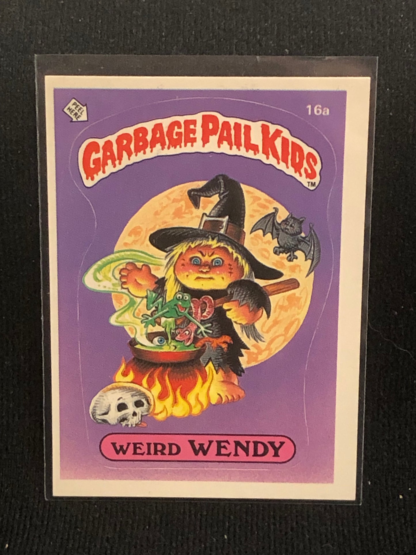 Garbage Pail Kids Original Series 1 (os1) 16a Weird Wendy