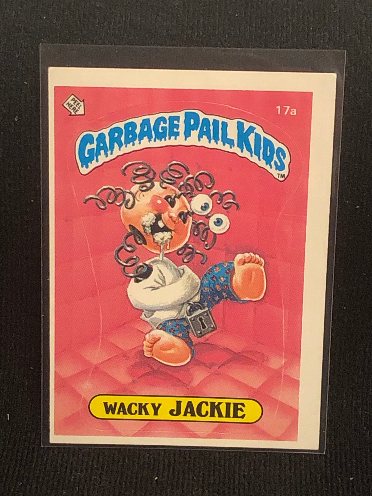 Garbage Pail Kids Original Series 1 (os1) 17a Wacky Jackie