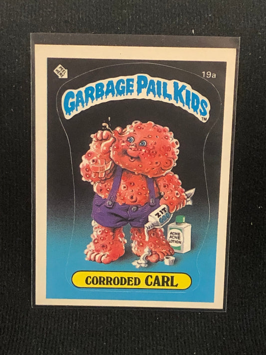 Garbage Pail Kids Original Series 1 (os1) 19a Corroded Carl