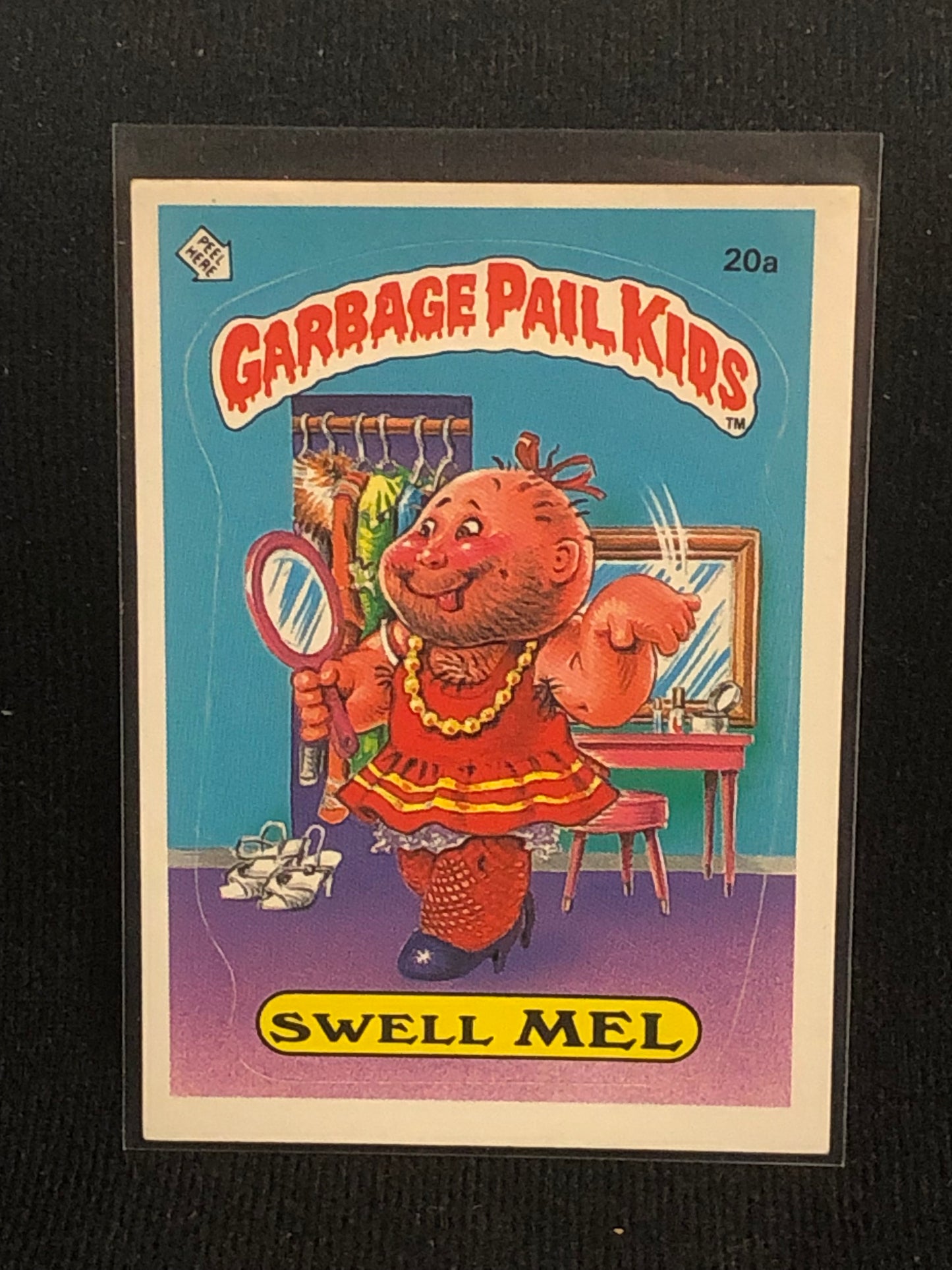 Garbage Pail Kids Original Series 1 (os1) 20a Swell Mel