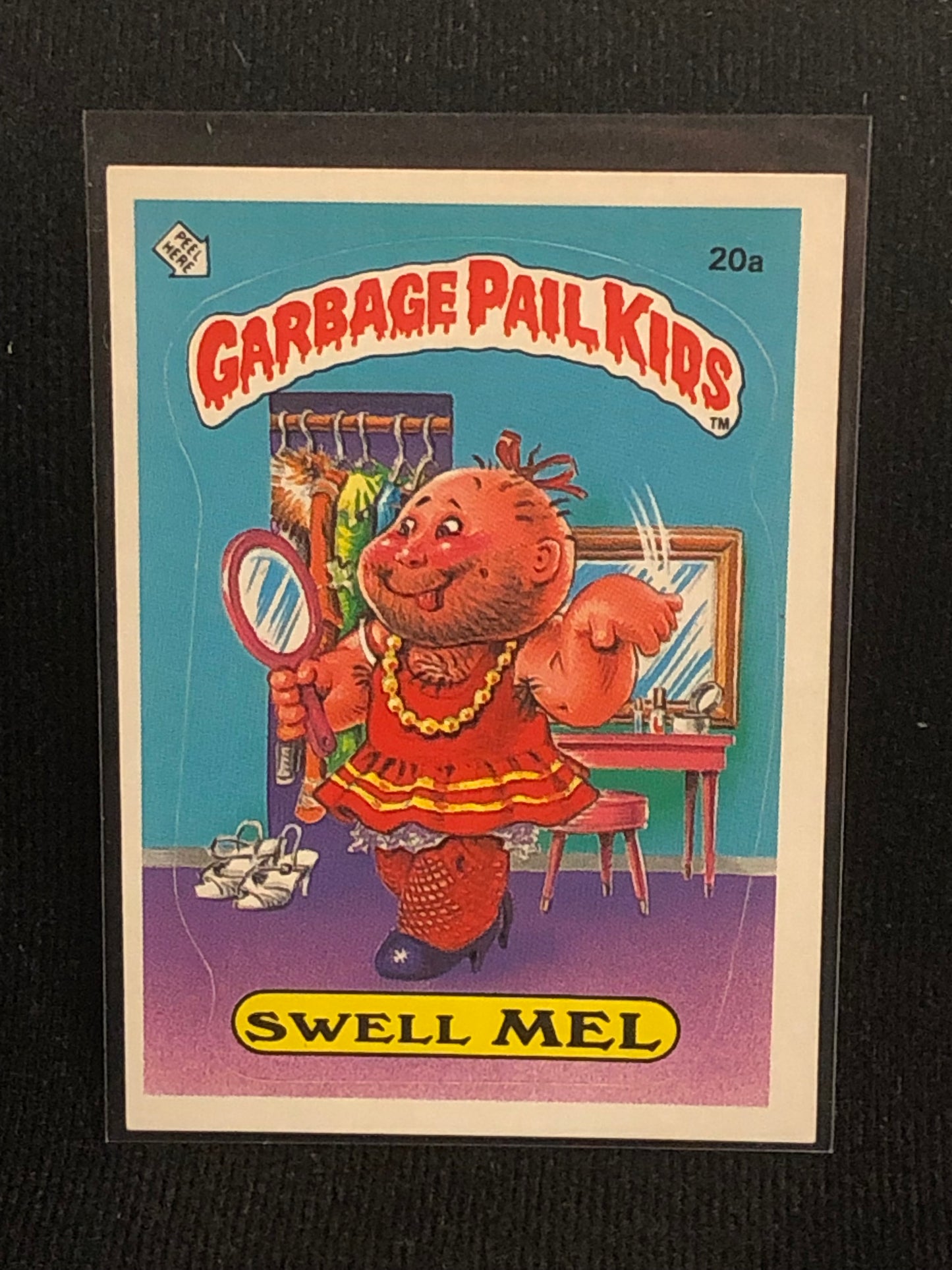 Garbage Pail Kids Original Series 1 (os1) 20a Swell Mel