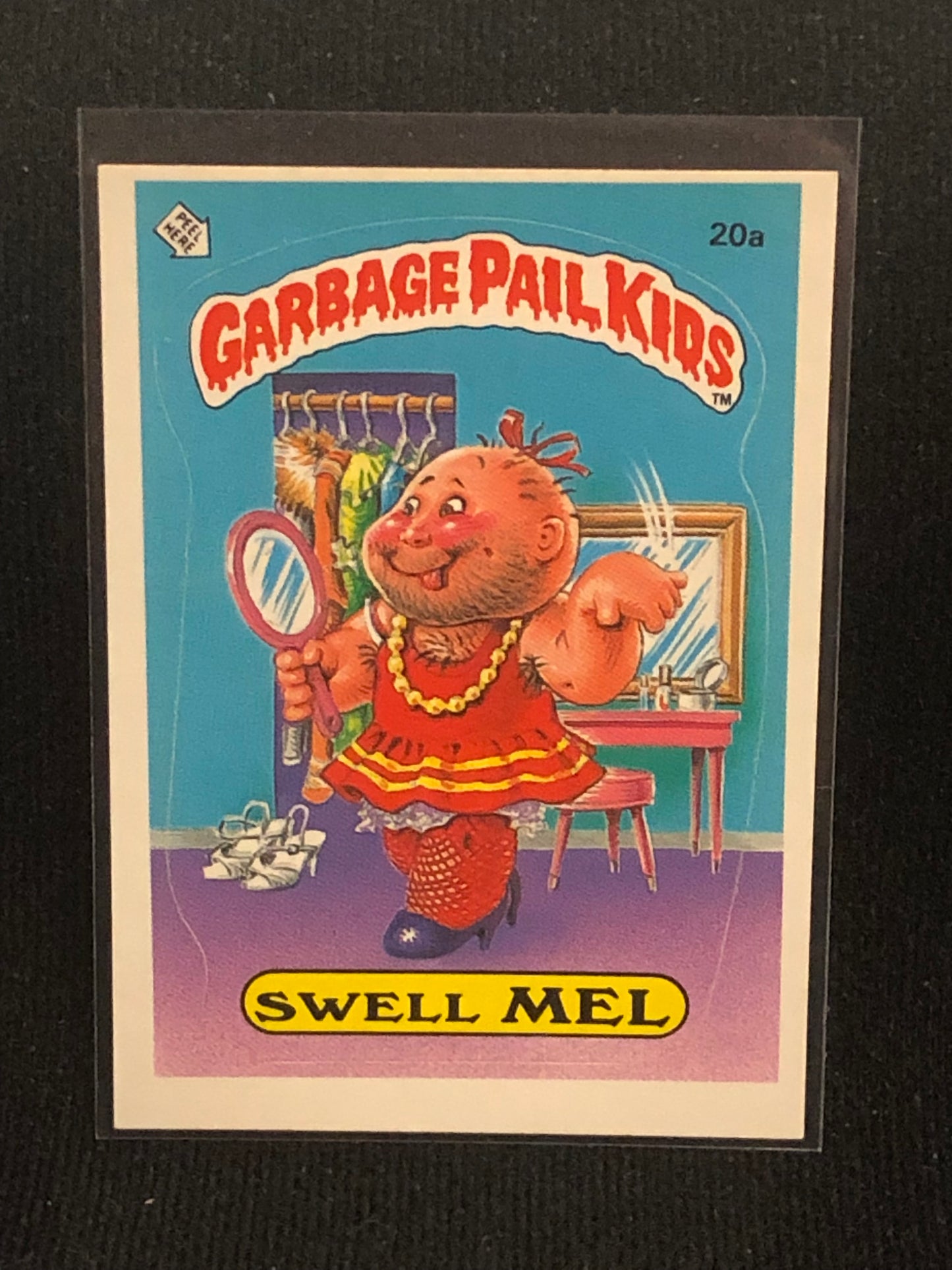 Garbage Pail Kids Original Series 1 (os1) 20a Swell Mel