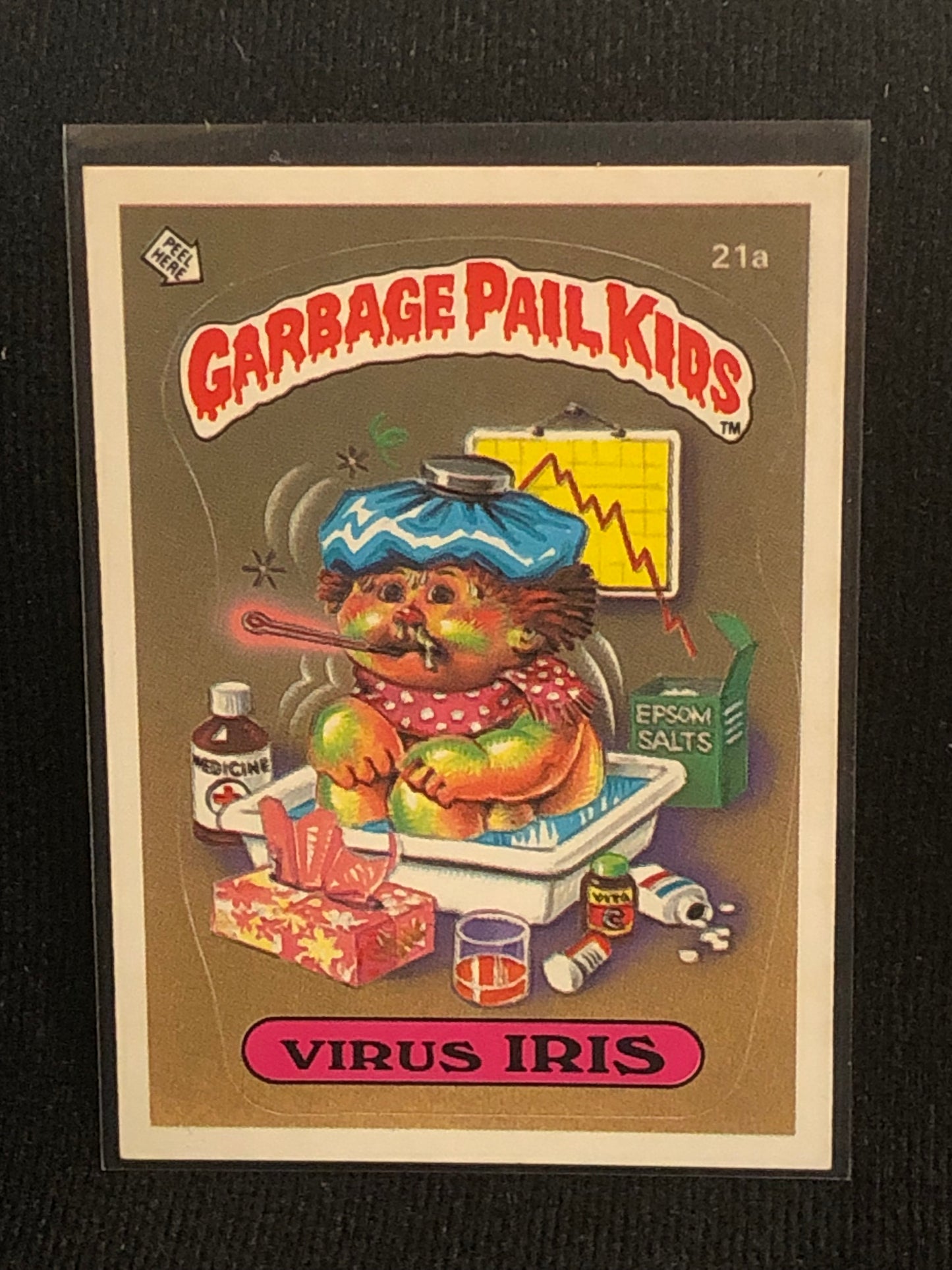 Garbage Pail Kids Original Series 1 (os1) 21a Virus Iris